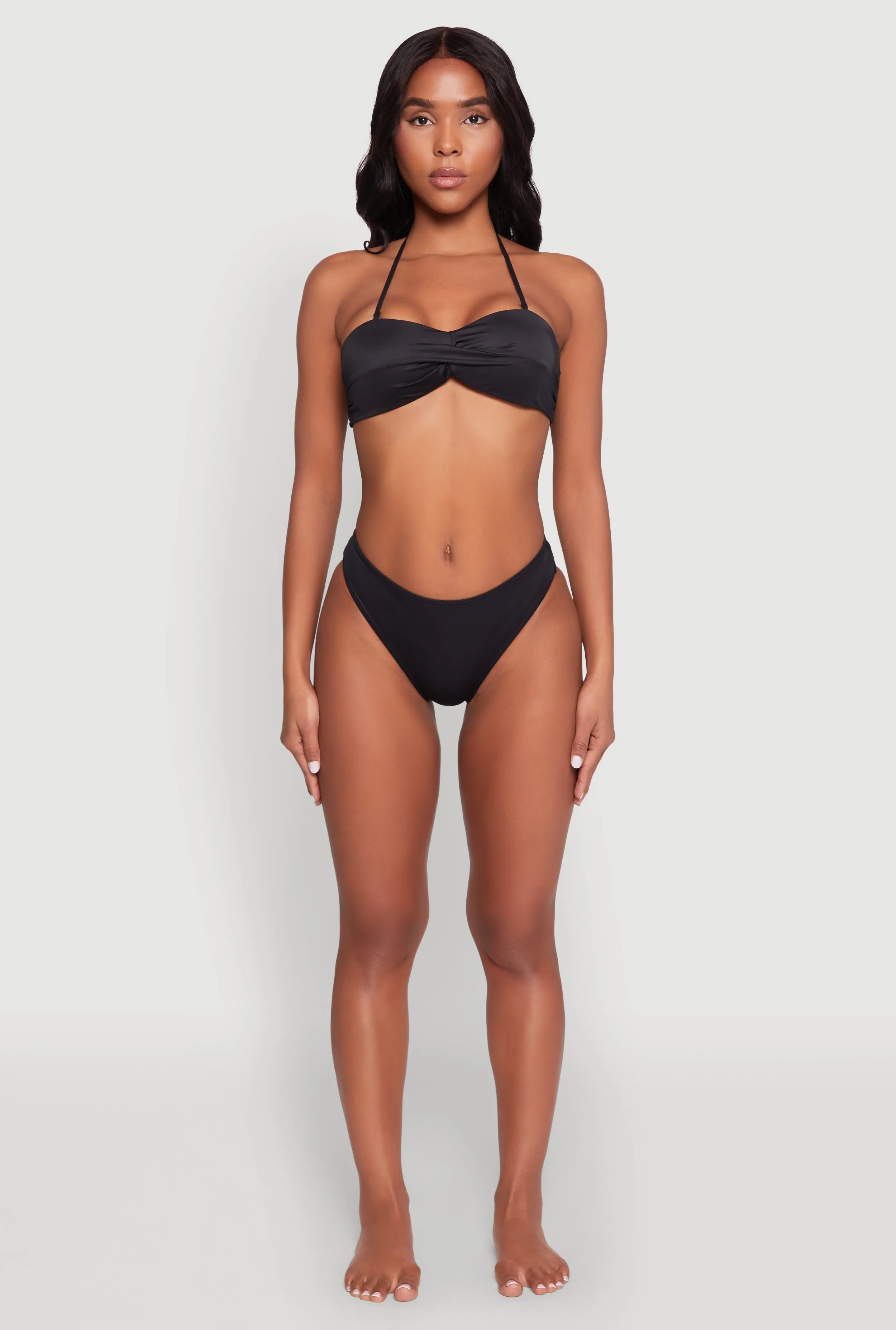 Twist Front Convertible Bandeau Bikini Top sold by Rainbow product image thumbnail 3