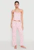 Printed Pattern Pointelle Pajama Cami and Pants sold by Rainbow