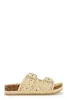 Crochet Double Buckle Espadrille Footbed Sandals sold by Rainbow
