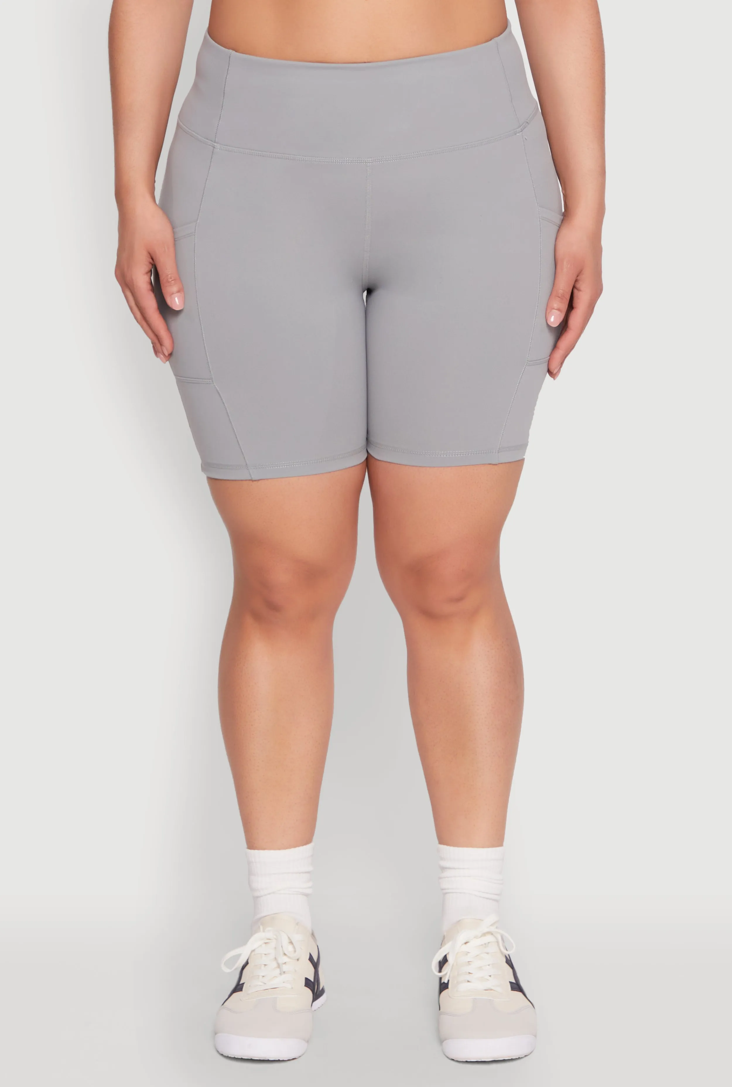 Plus Size Cell Phone Pocket Bike Shorts sold by Rainbow product image thumbnail 5