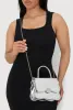 Scalloped Metallic Crossbody Bag sold by Rainbow