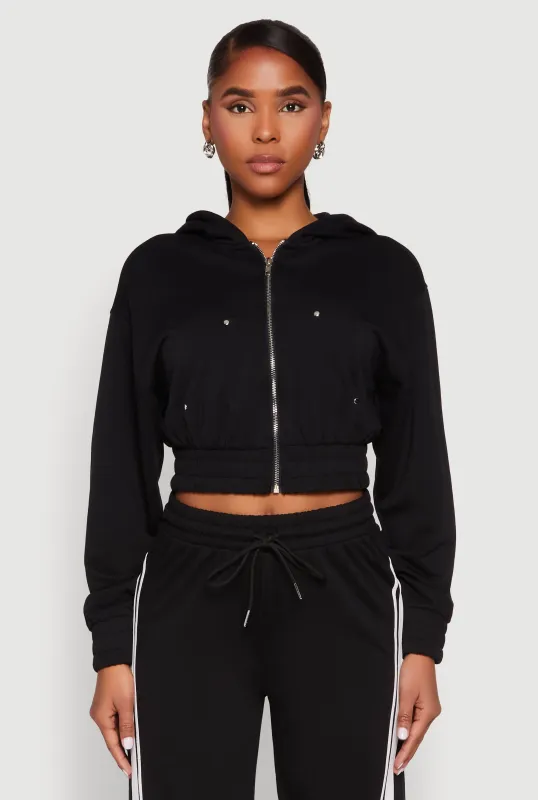 Iris Zip Front Hoodie sold by Rainbow