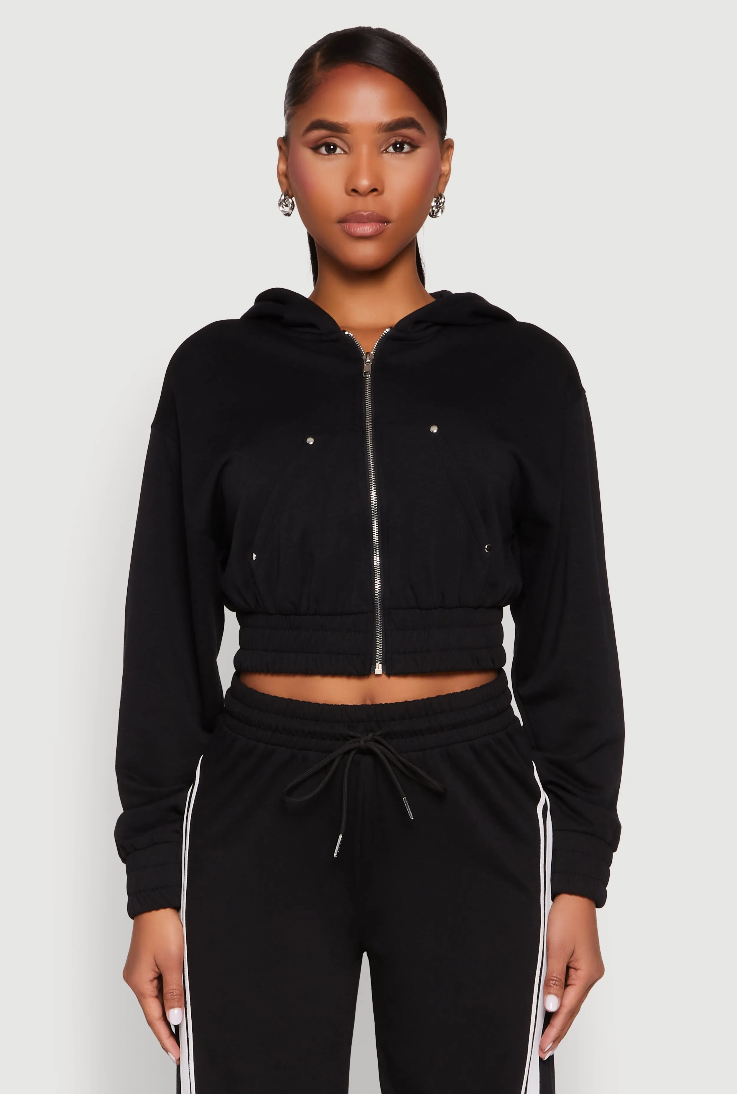 Iris Zip Front Hoodie sold by Rainbow