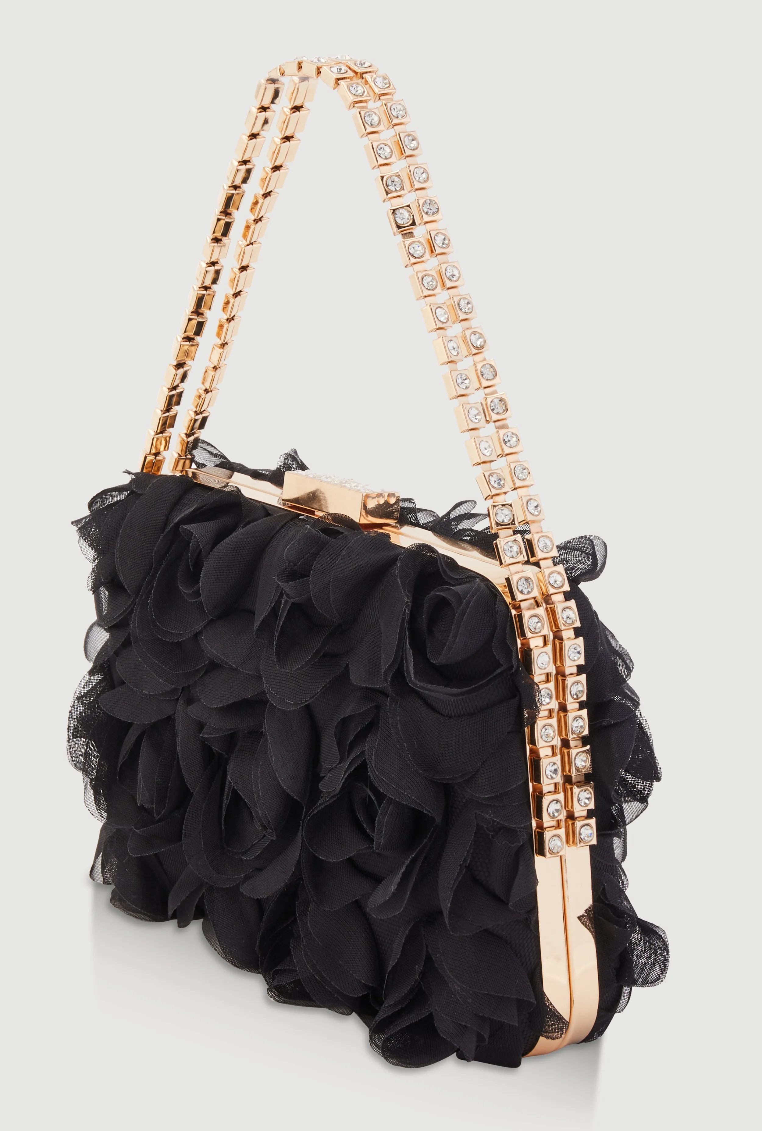 Tulle Rose Convertible Crossbody Handbag sold by Rainbow product image thumbnail 5