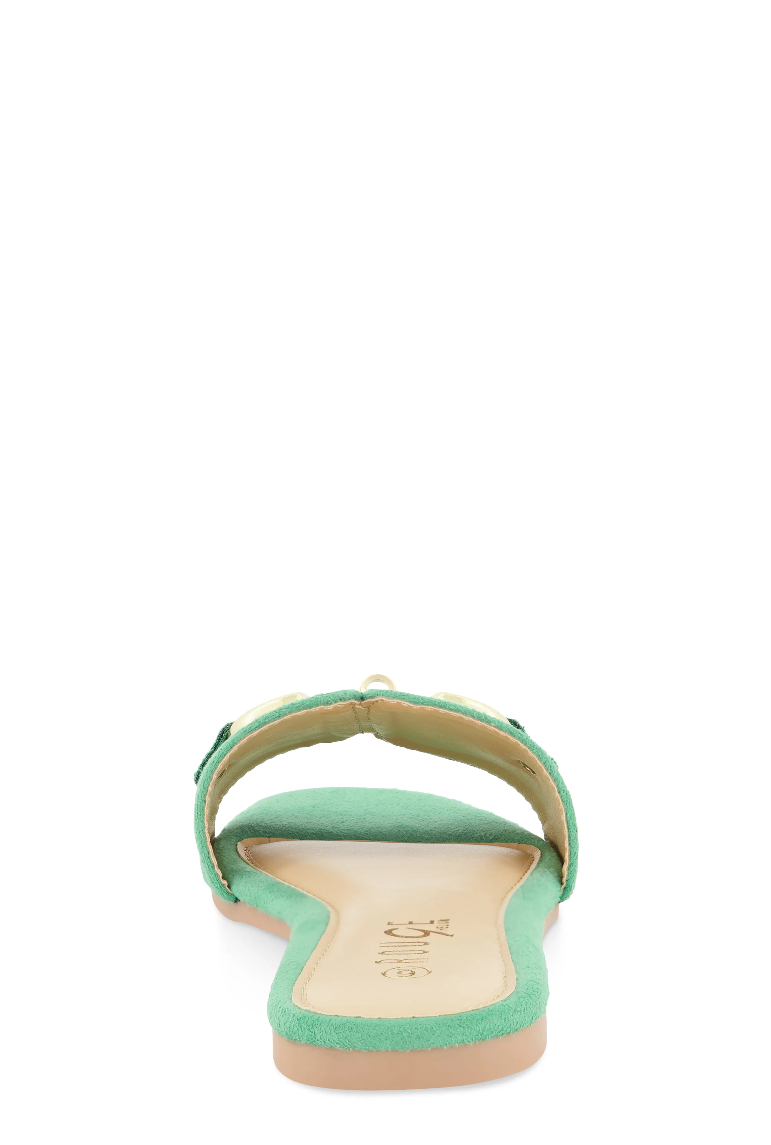 Metallic Horsebit Single Band Slide Sandals sold by Rainbow product image thumbnail 3