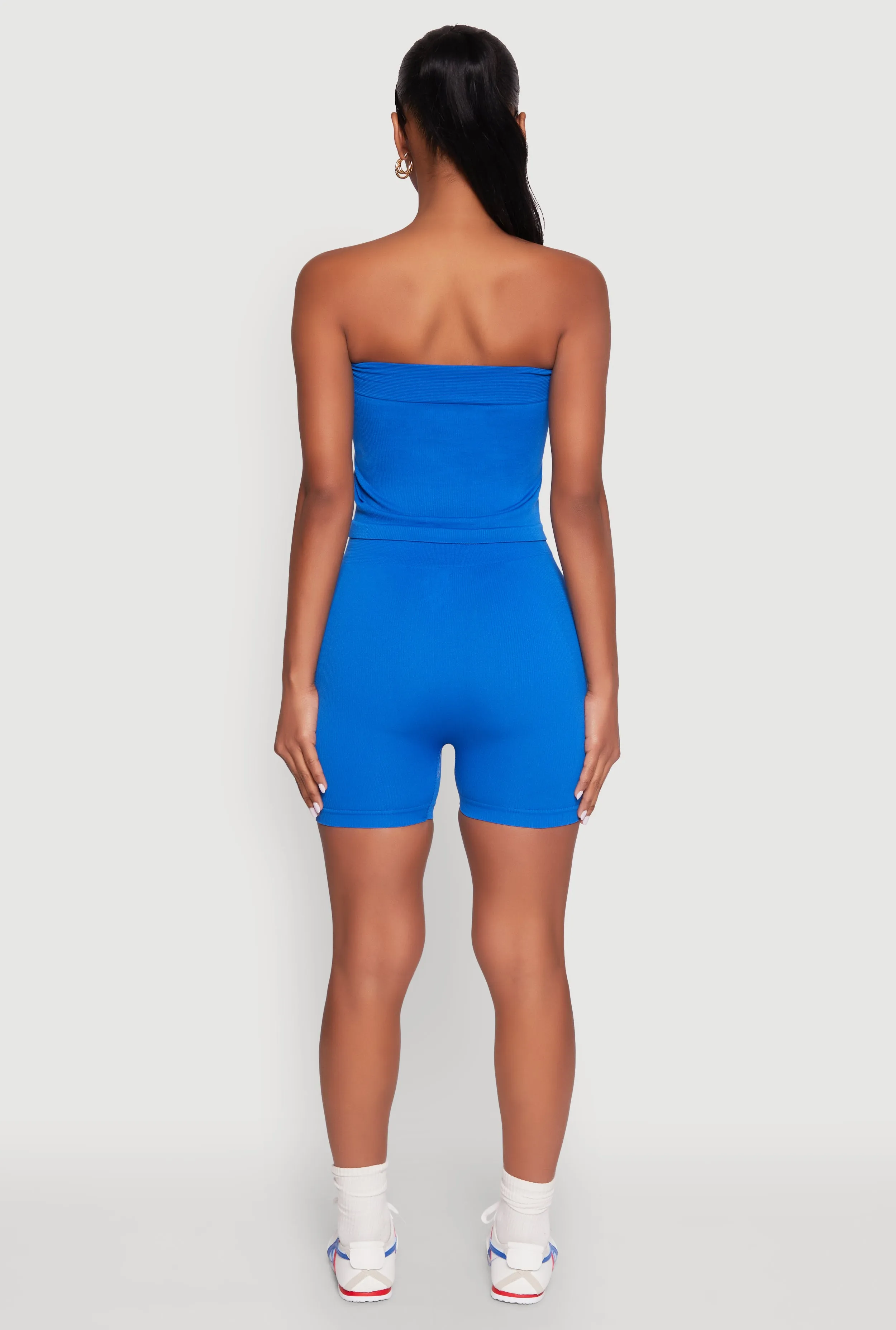 Compression Rib Seamless Tube Top and Shorts sold by Rainbow product image thumbnail 5