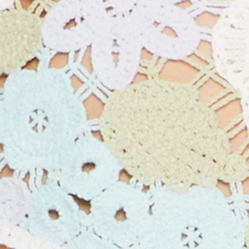 Square Neck Crochet Crop Top sold by Rainbow product image thumbnail 4