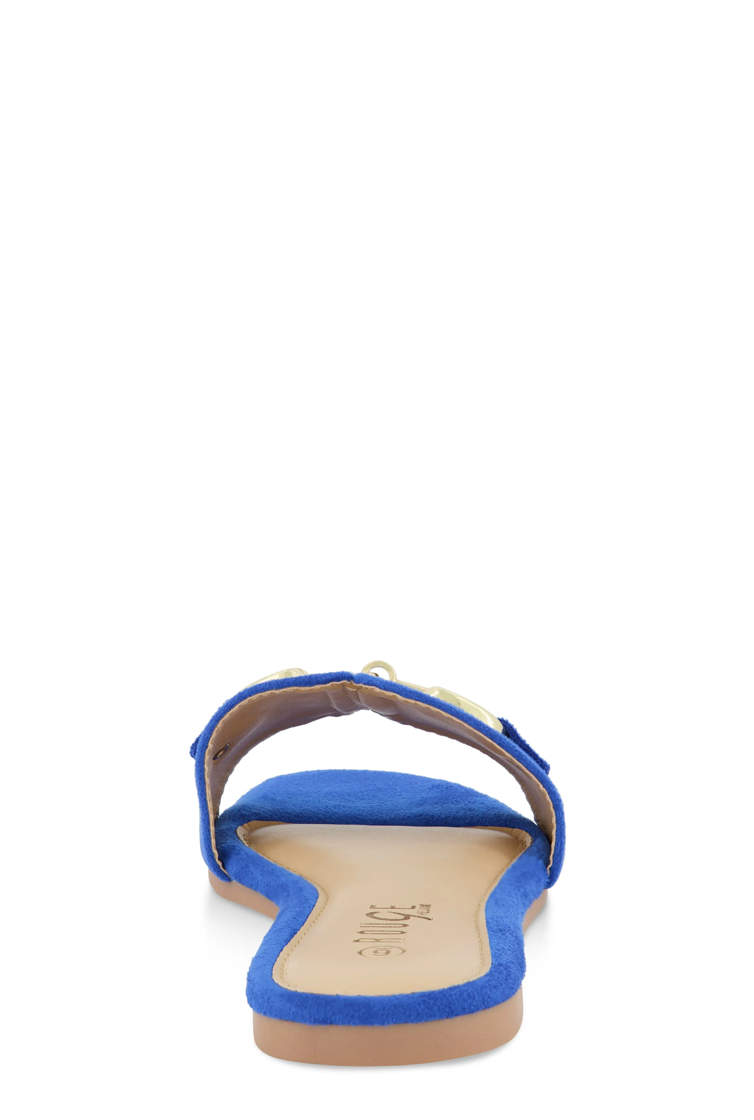 Metallic Horsebit Single Band Slide Sandals sold by Rainbow product image thumbnail 3