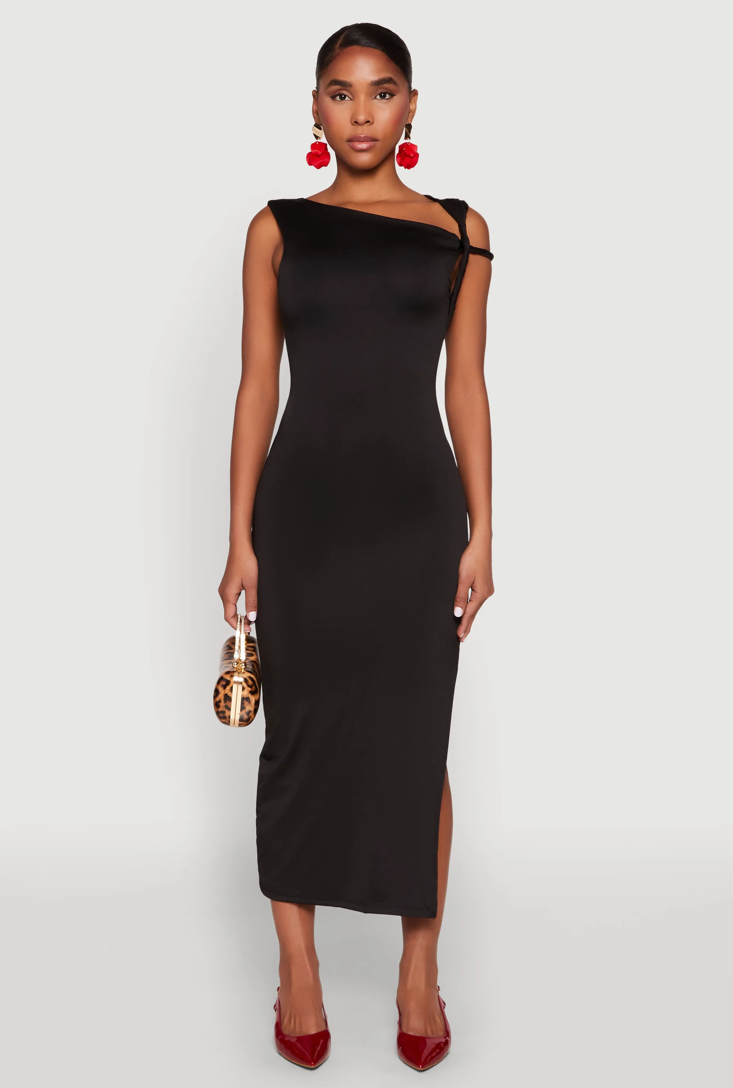 Iris Twisted One Shoulder Midi Dress sold by Rainbow product image thumbnail 2