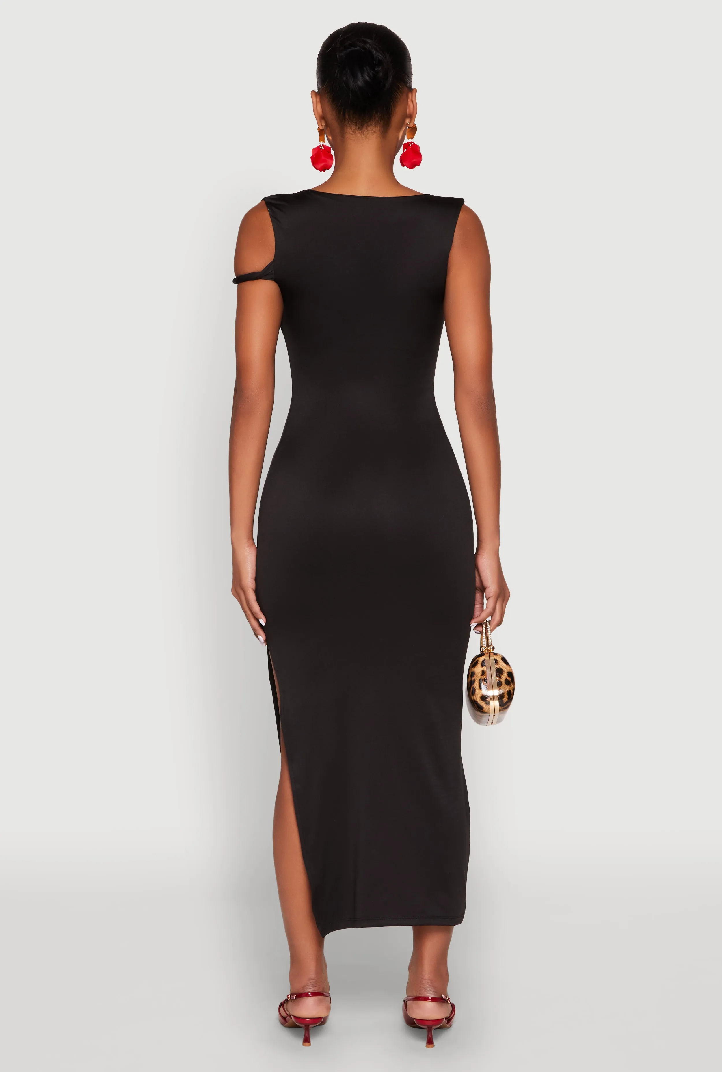 Iris Twisted One Shoulder Midi Dress sold by Rainbow product image thumbnail 5