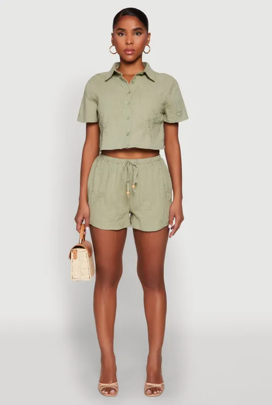 Haute Monde Starfish Detail Shorts sold by Rainbow