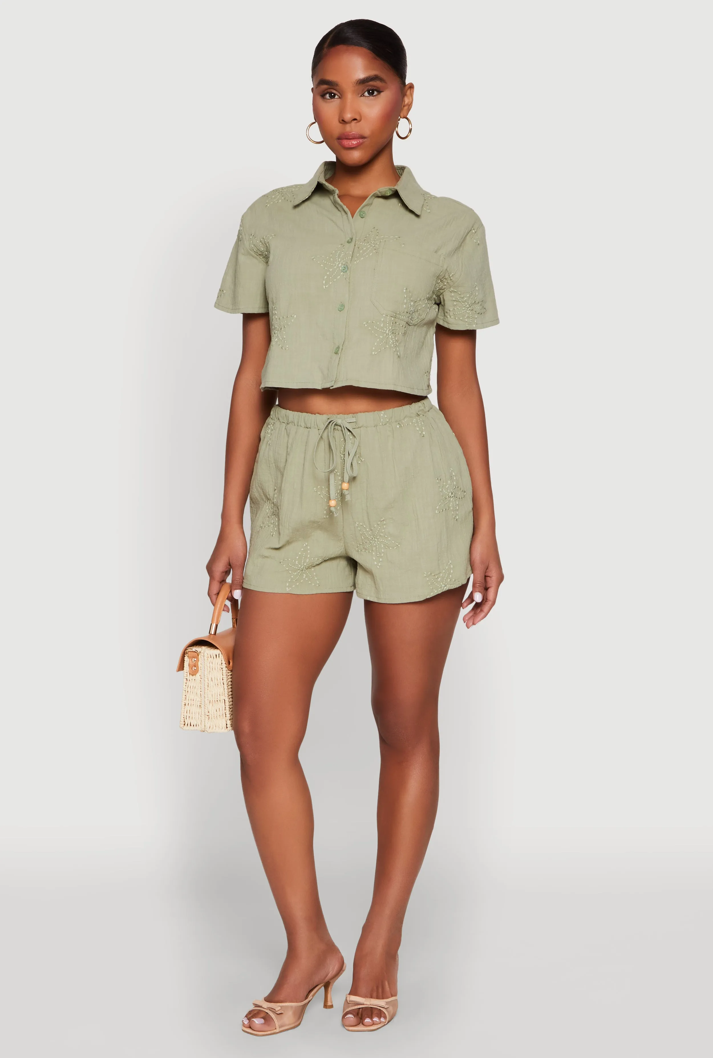 Haute Monde Starfish Detail Shorts sold by Rainbow product image thumbnail 2