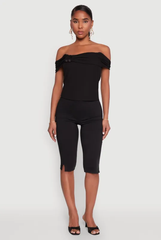 Iris Off The Shoulder O Ring Top sold by Rainbow