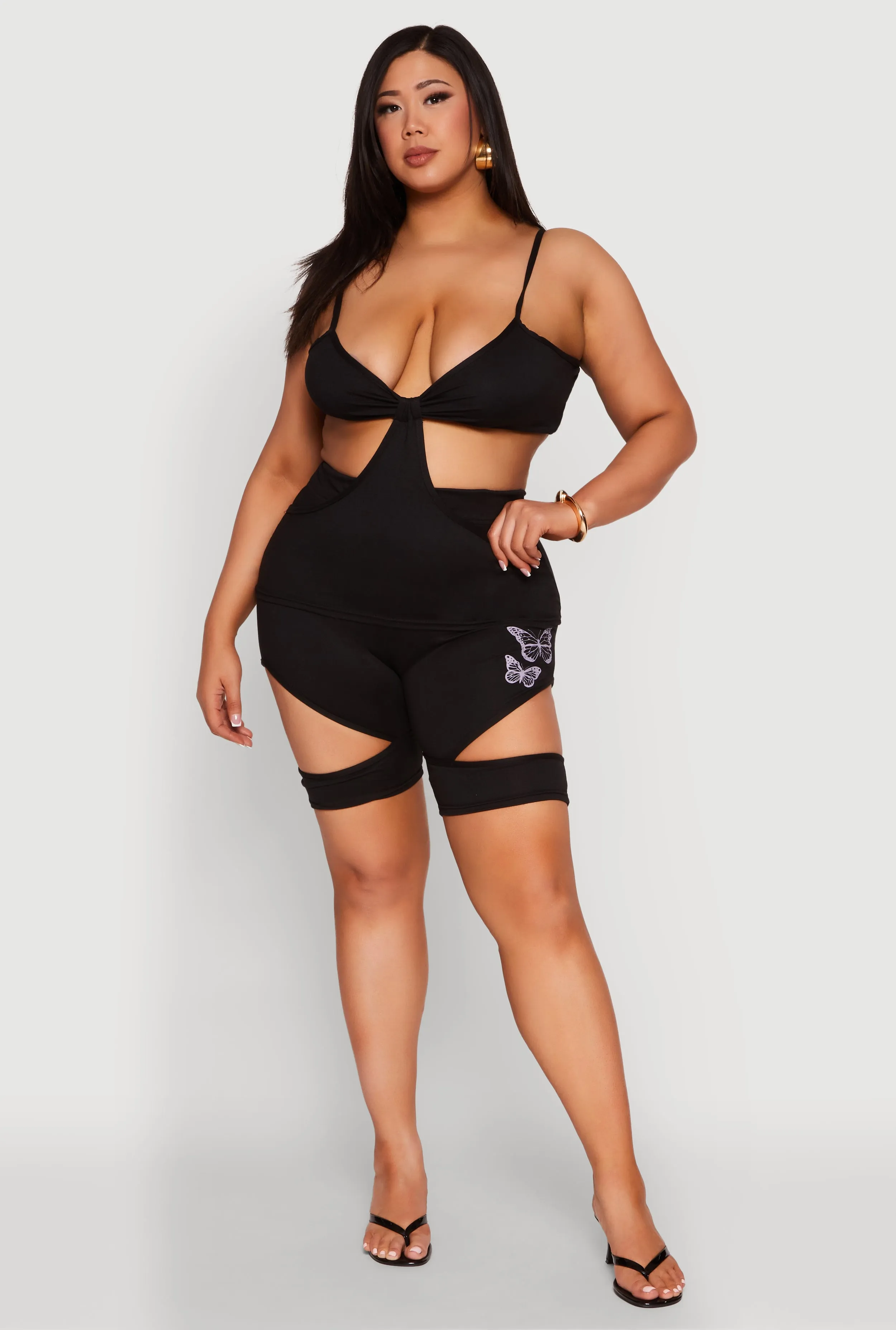 Plus Size Cut Out Cami sold by Rainbow product image thumbnail 2