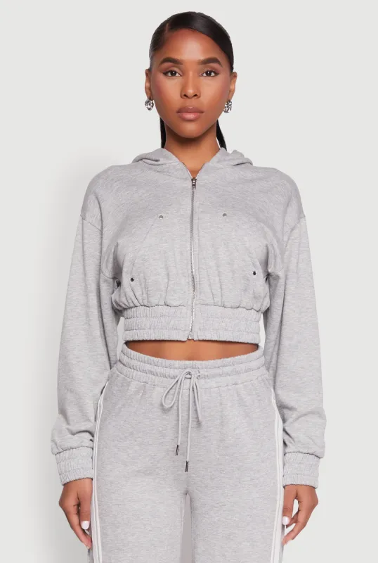 Iris Zip Front Hoodie sold by Rainbow