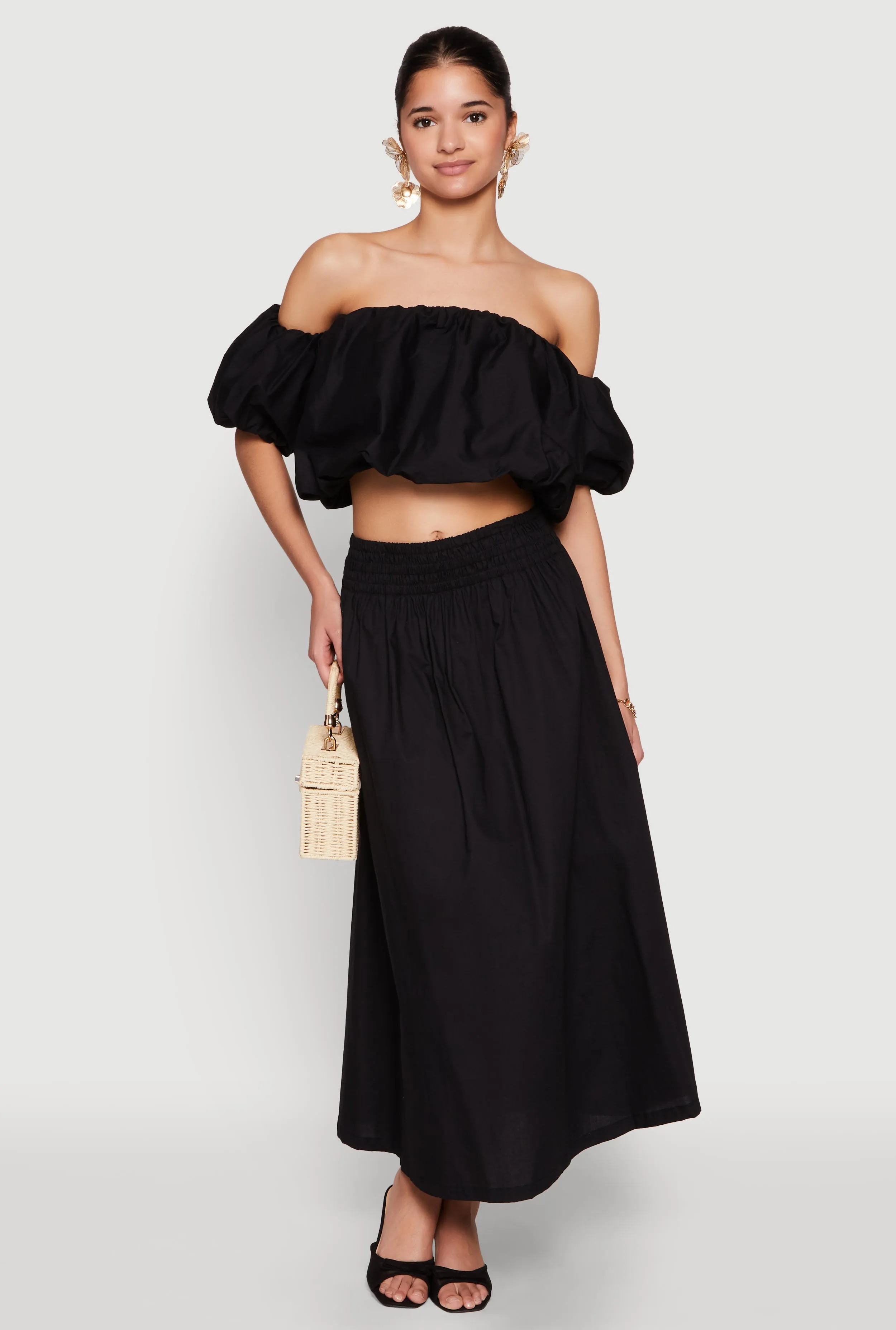 Haute Monde High Waist Midi Skirt sold by Rainbow product image thumbnail 2