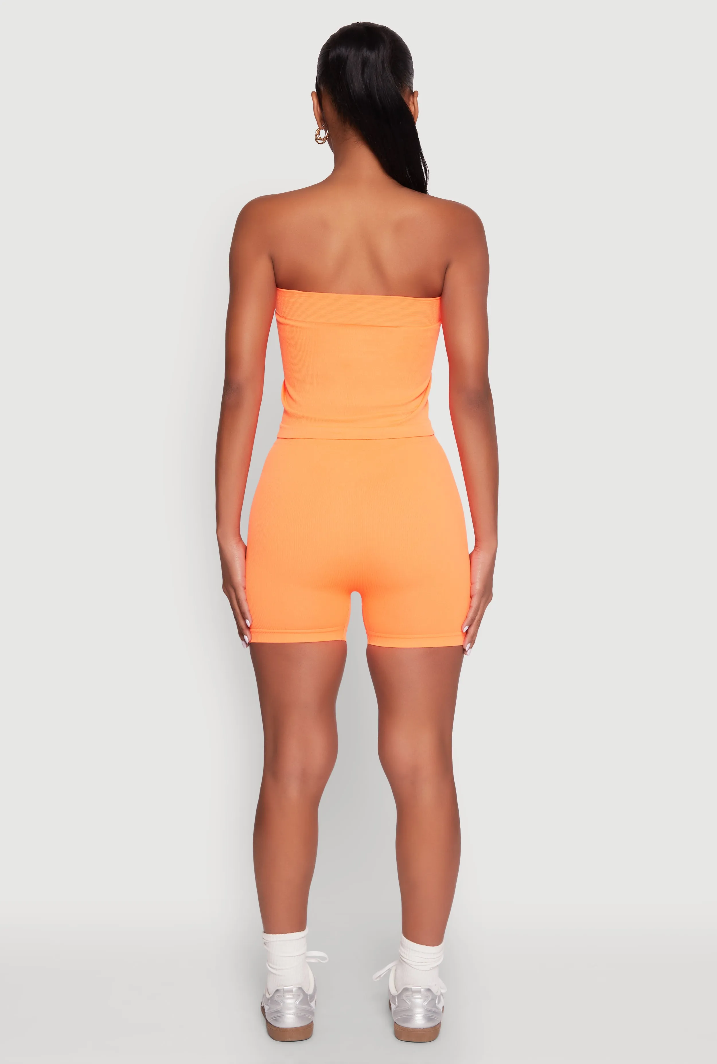 Compression Rib Seamless Tube Top and Shorts sold by Rainbow product image thumbnail 5