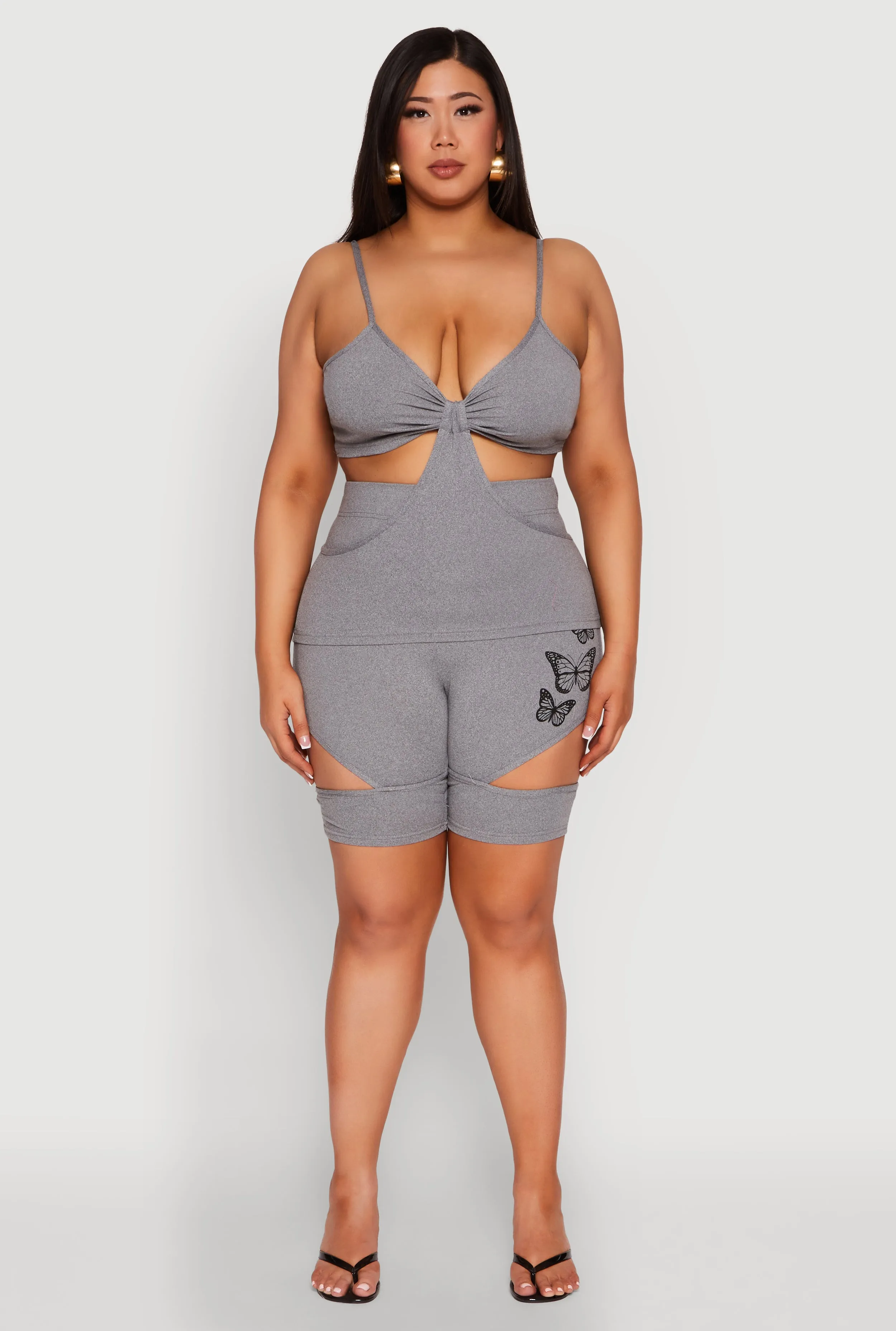 Plus Size Cut Out Cami sold by Rainbow product image thumbnail 2