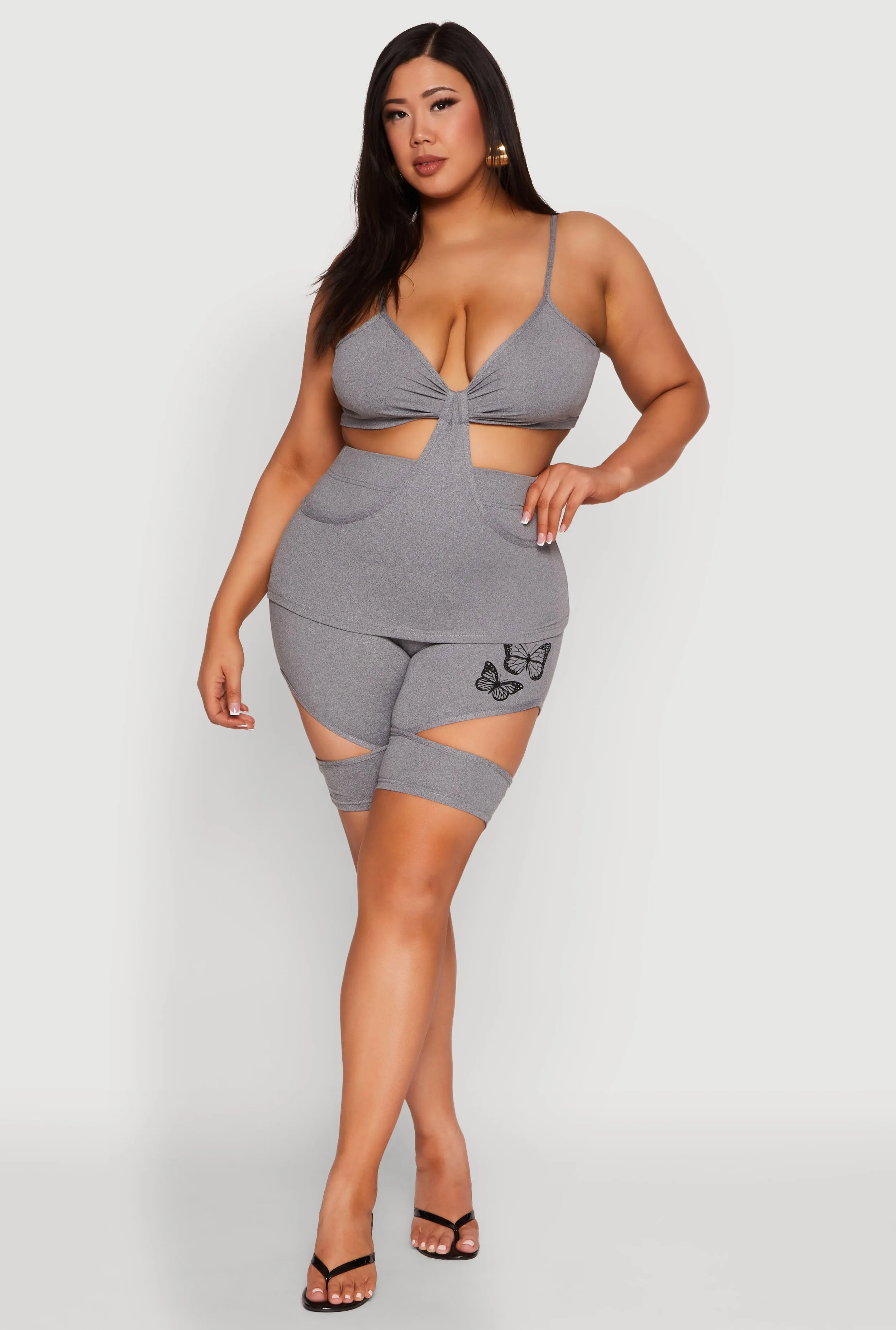 Plus Size Cut Out Cami sold by Rainbow product image thumbnail 3