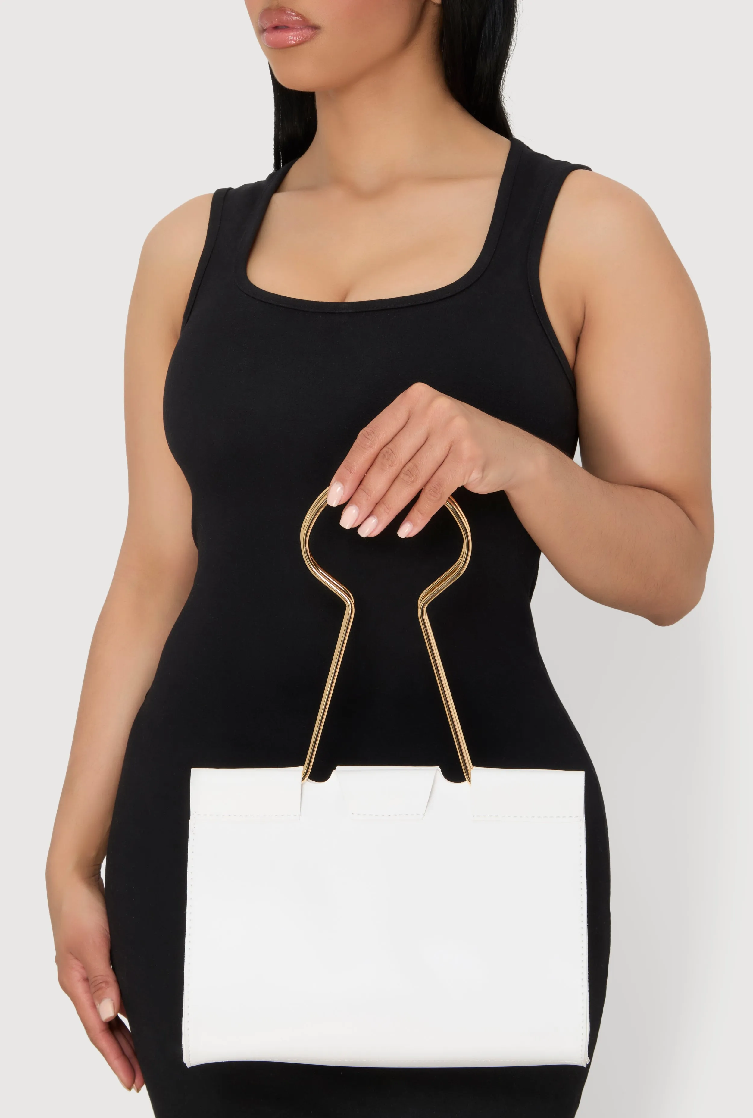 Paper Clip Clutch Handbag sold by Rainbow product image thumbnail 2