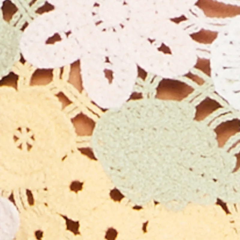 Square Neck Crochet Crop Top sold by Rainbow product image thumbnail 4