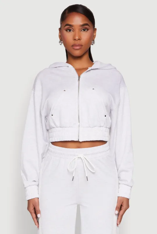 Iris Zip Front Hoodie sold by Rainbow