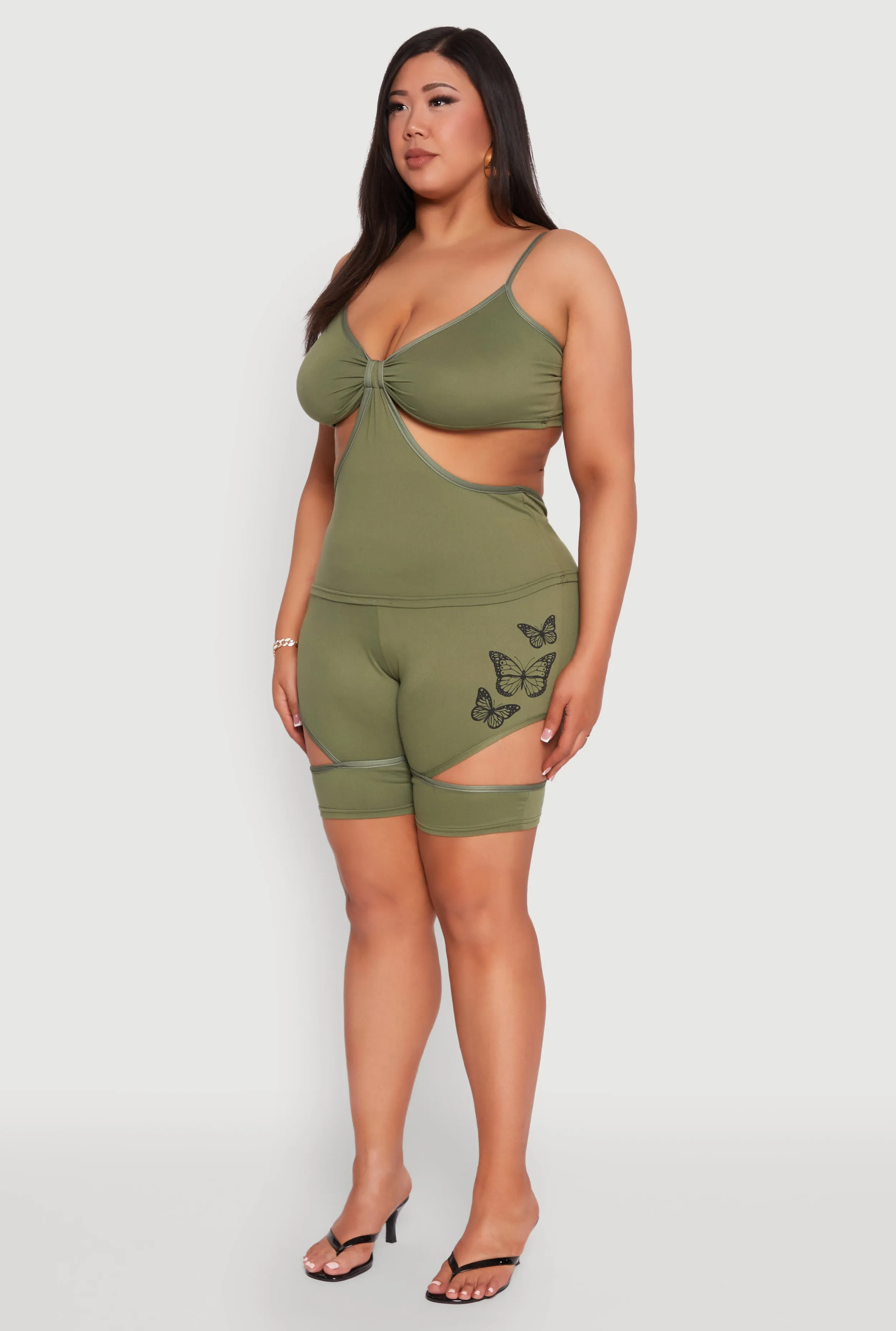 Plus Size Cut Out Cami sold by Rainbow product image thumbnail 5