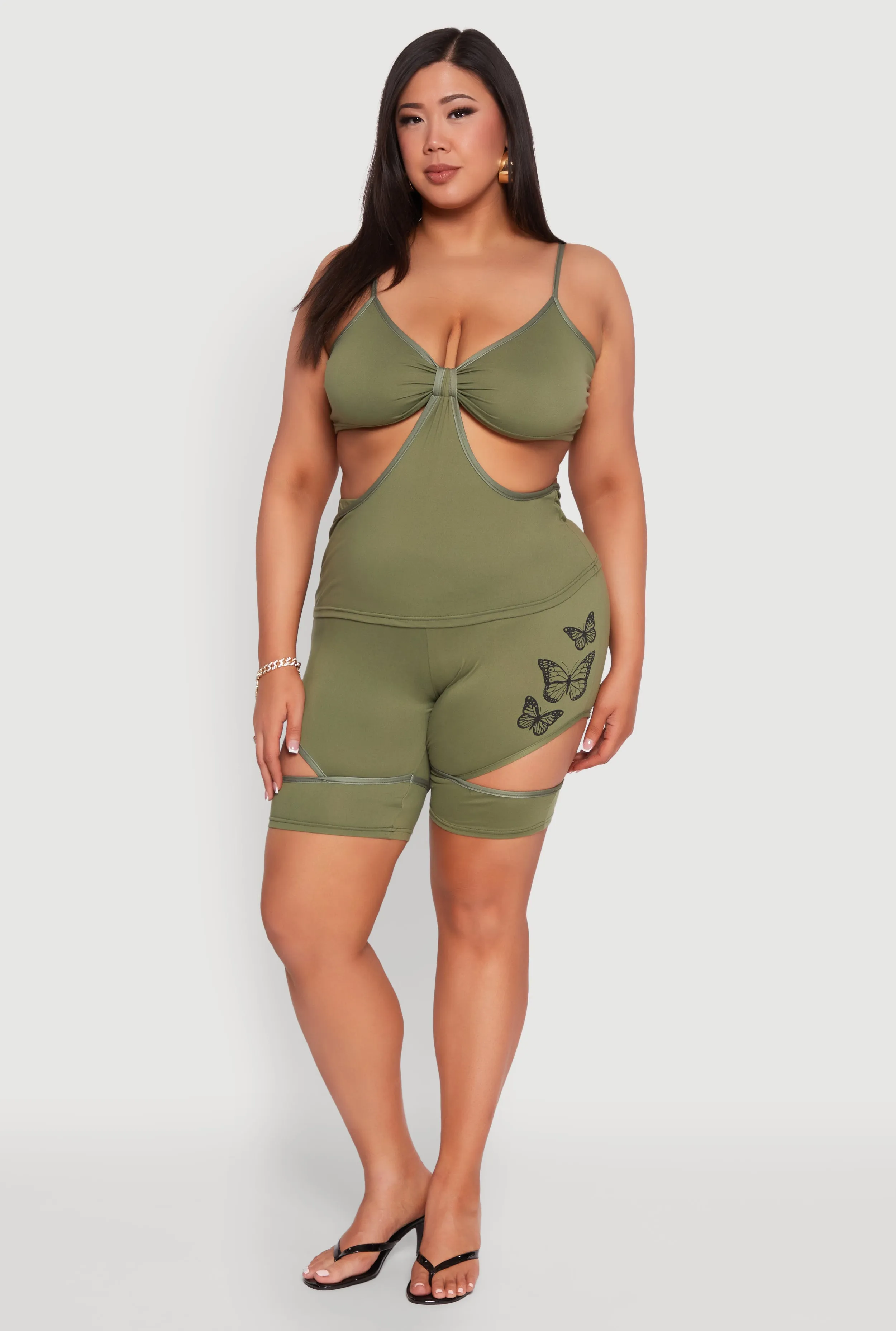 Plus Size Cut Out Cami sold by Rainbow product image thumbnail 2