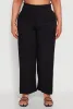 Plus Size Smocked High Waisted Pants sold by Rainbow