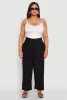 Plus Size Smocked High Waisted Pants sold by Rainbow