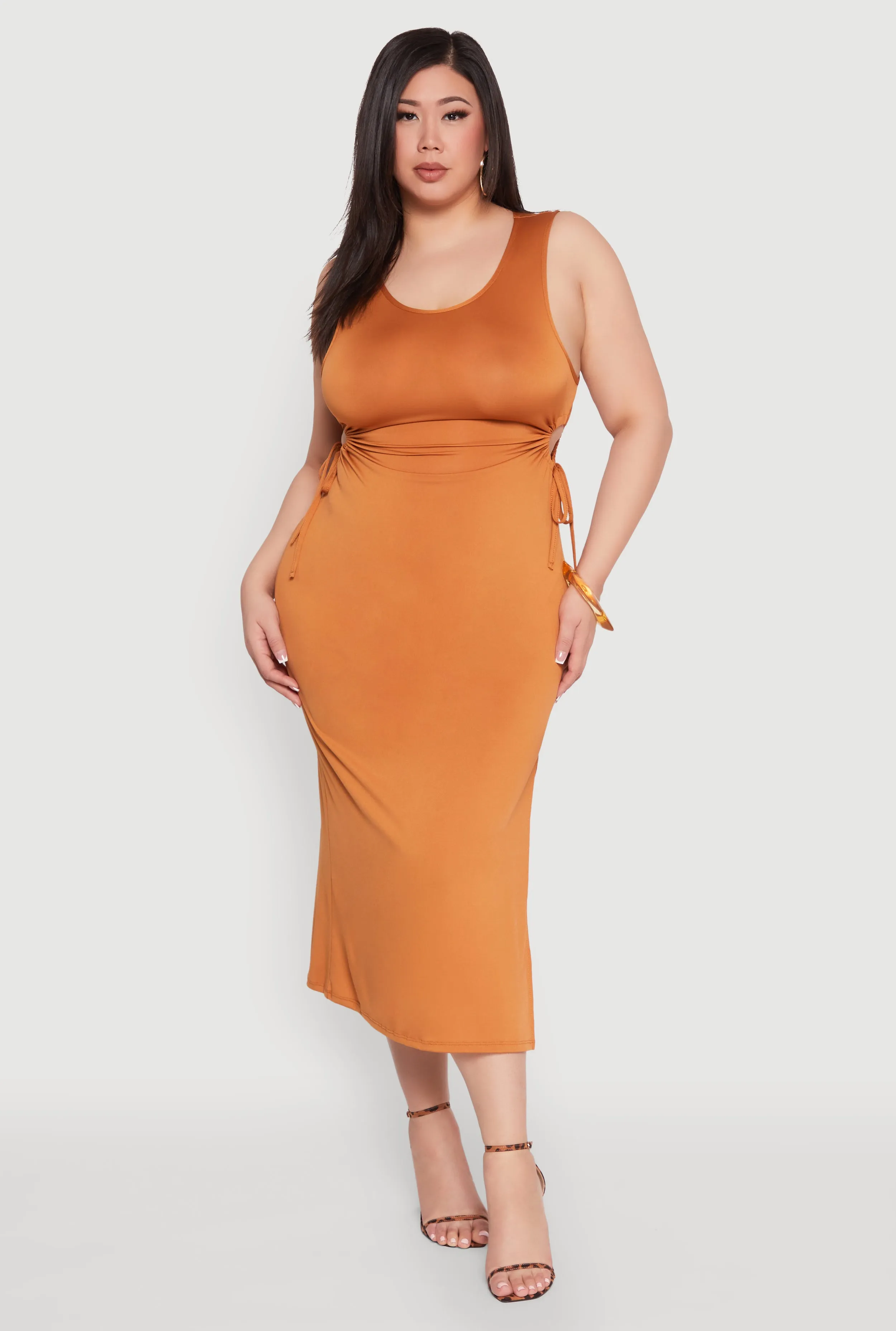 Plus Size Side Cut Out Maxi Dress sold by Rainbow product image thumbnail 2