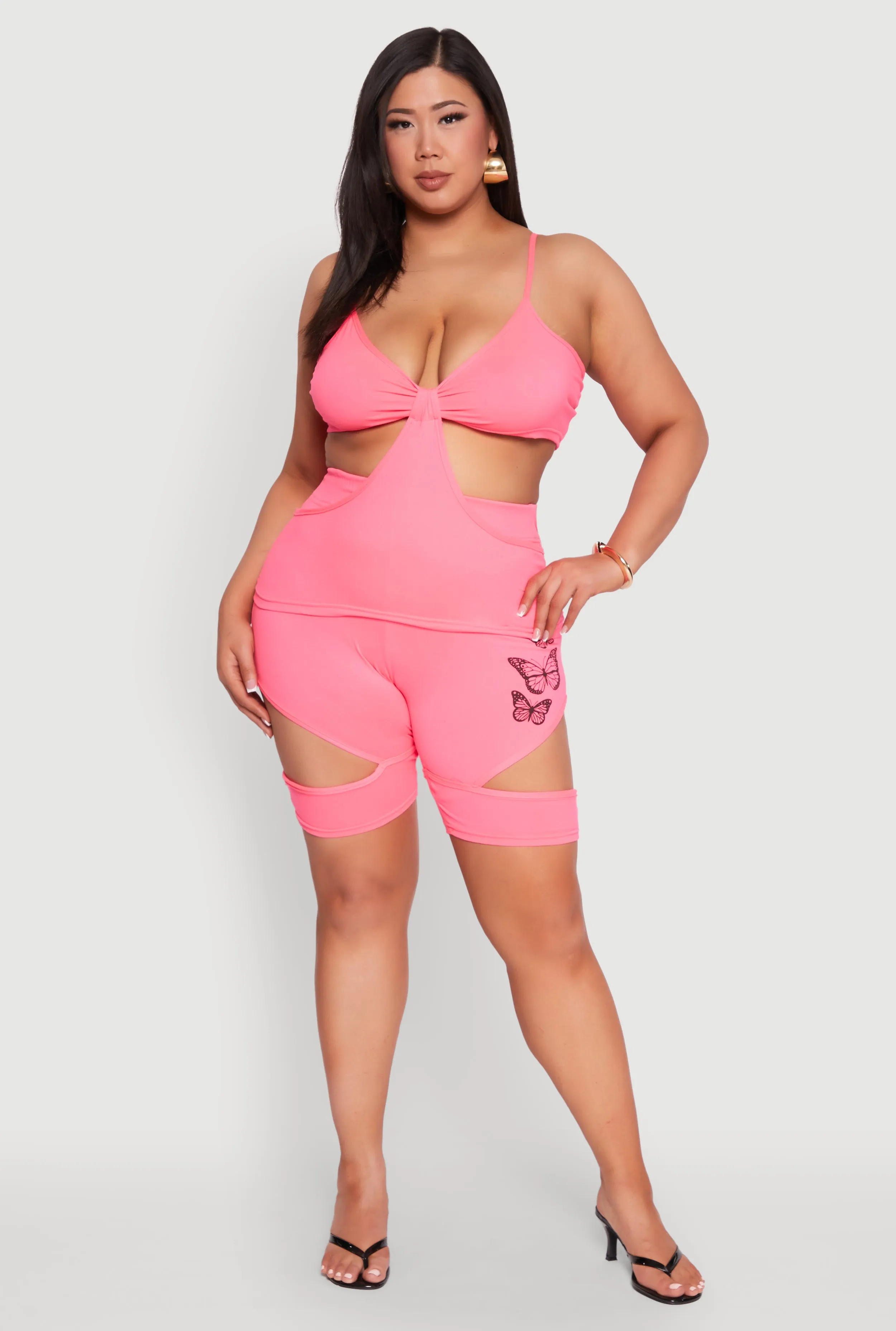 Plus Size Cut Out Cami sold by Rainbow product image thumbnail 2