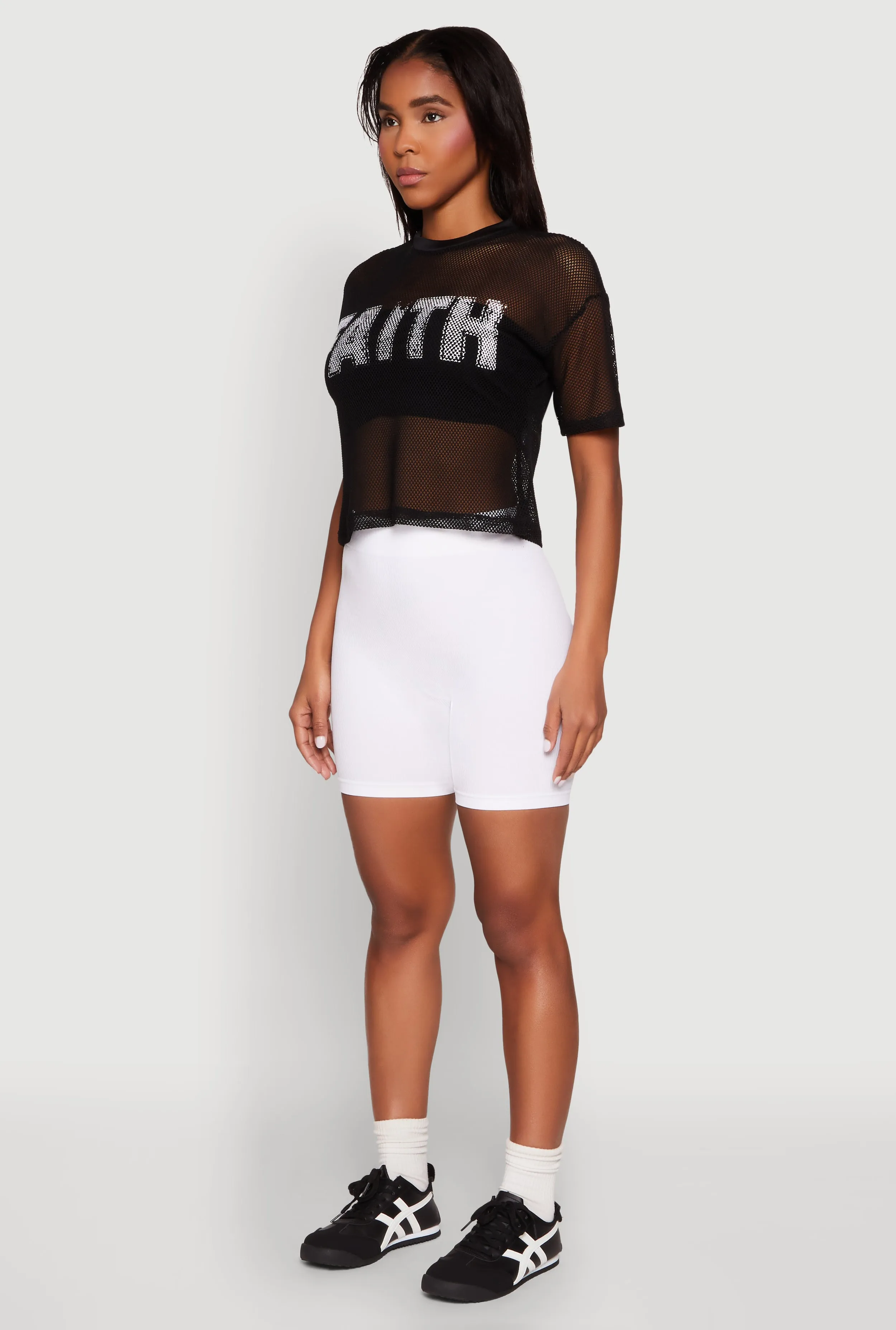 Faith Fishnet Top sold by Rainbow product image thumbnail 5