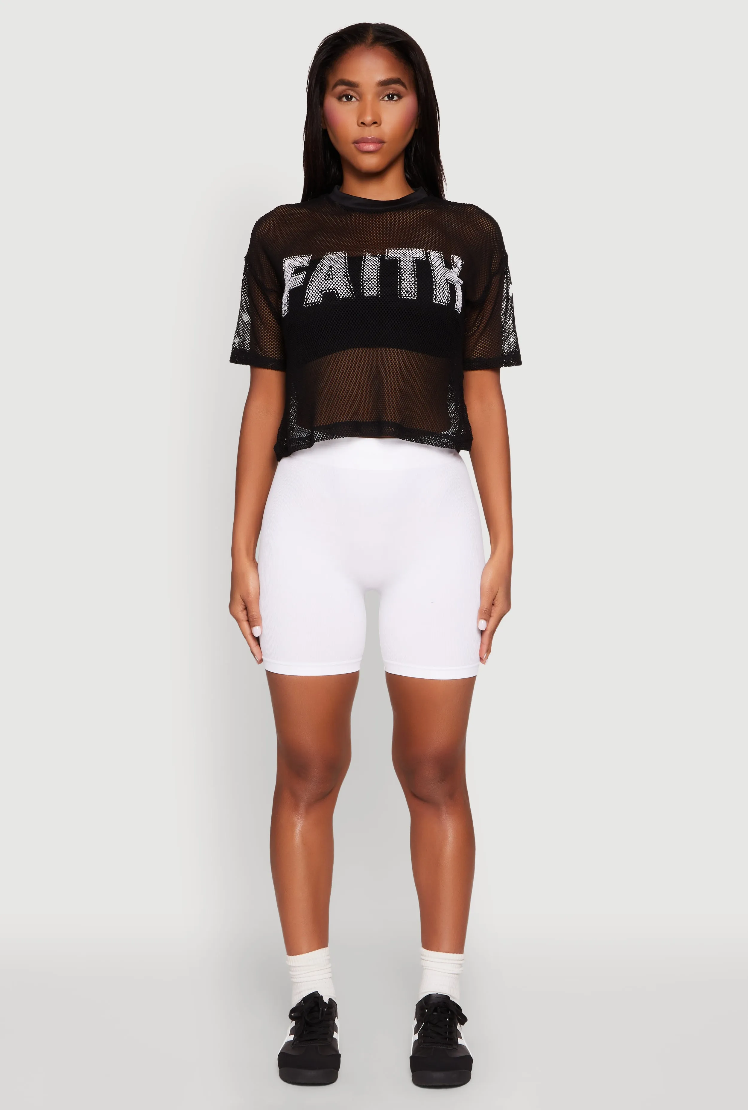 Faith Fishnet Top sold by Rainbow product image thumbnail 3