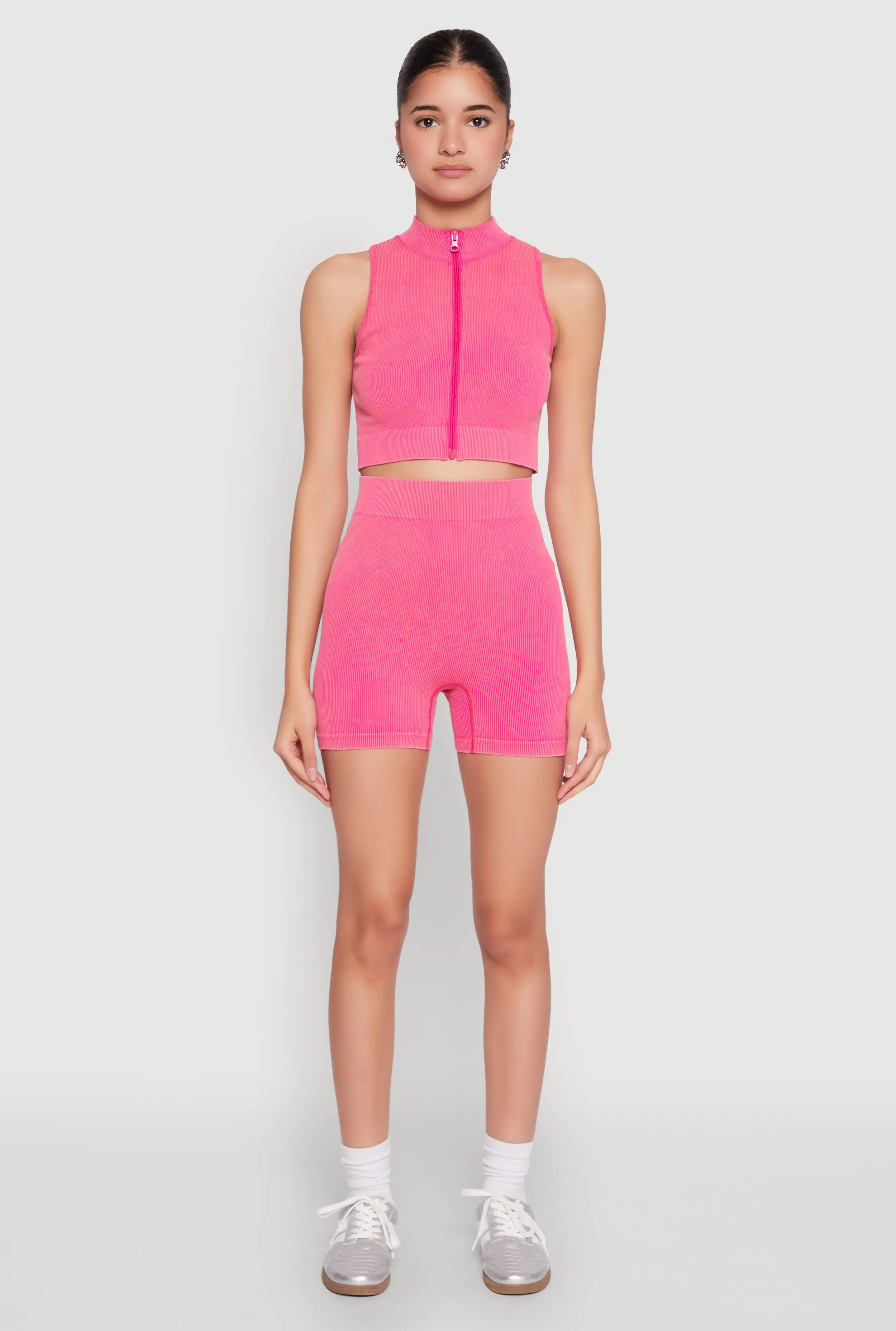 Mineral Wash Seamless Bike Shorts sold by Rainbow product image thumbnail 2