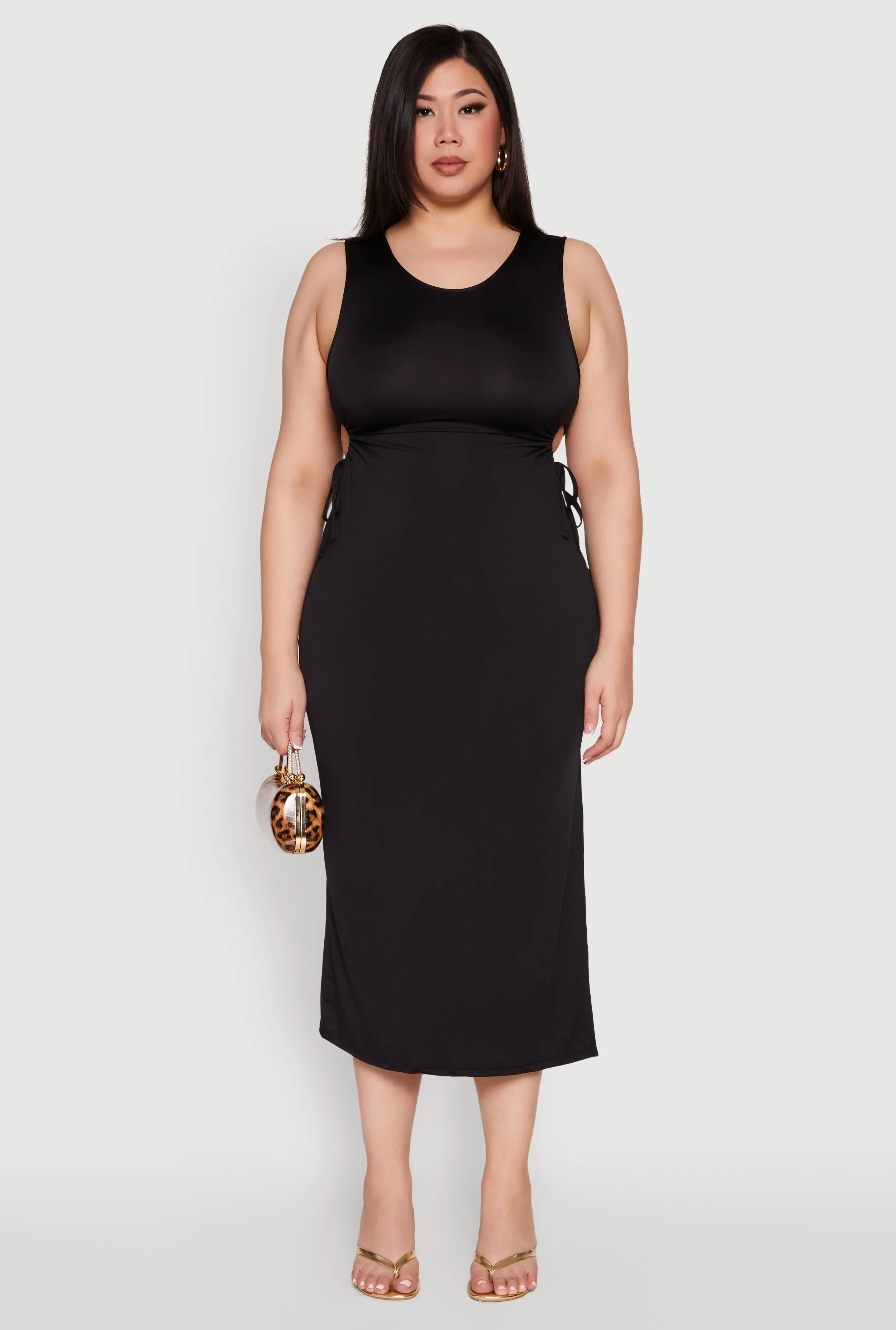 Plus Size Side Cut Out Maxi Dress sold by Rainbow product image thumbnail 2