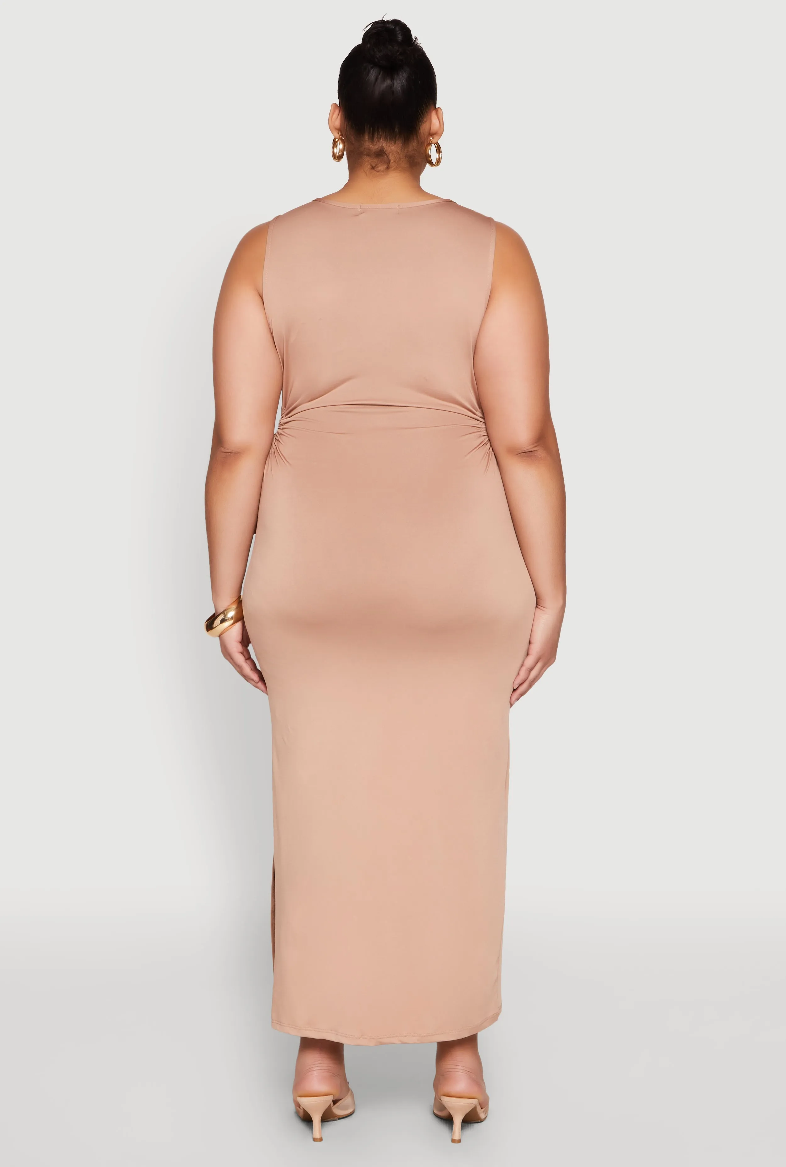Plus Size Side Cut Out Maxi Dress sold by Rainbow product image thumbnail 5