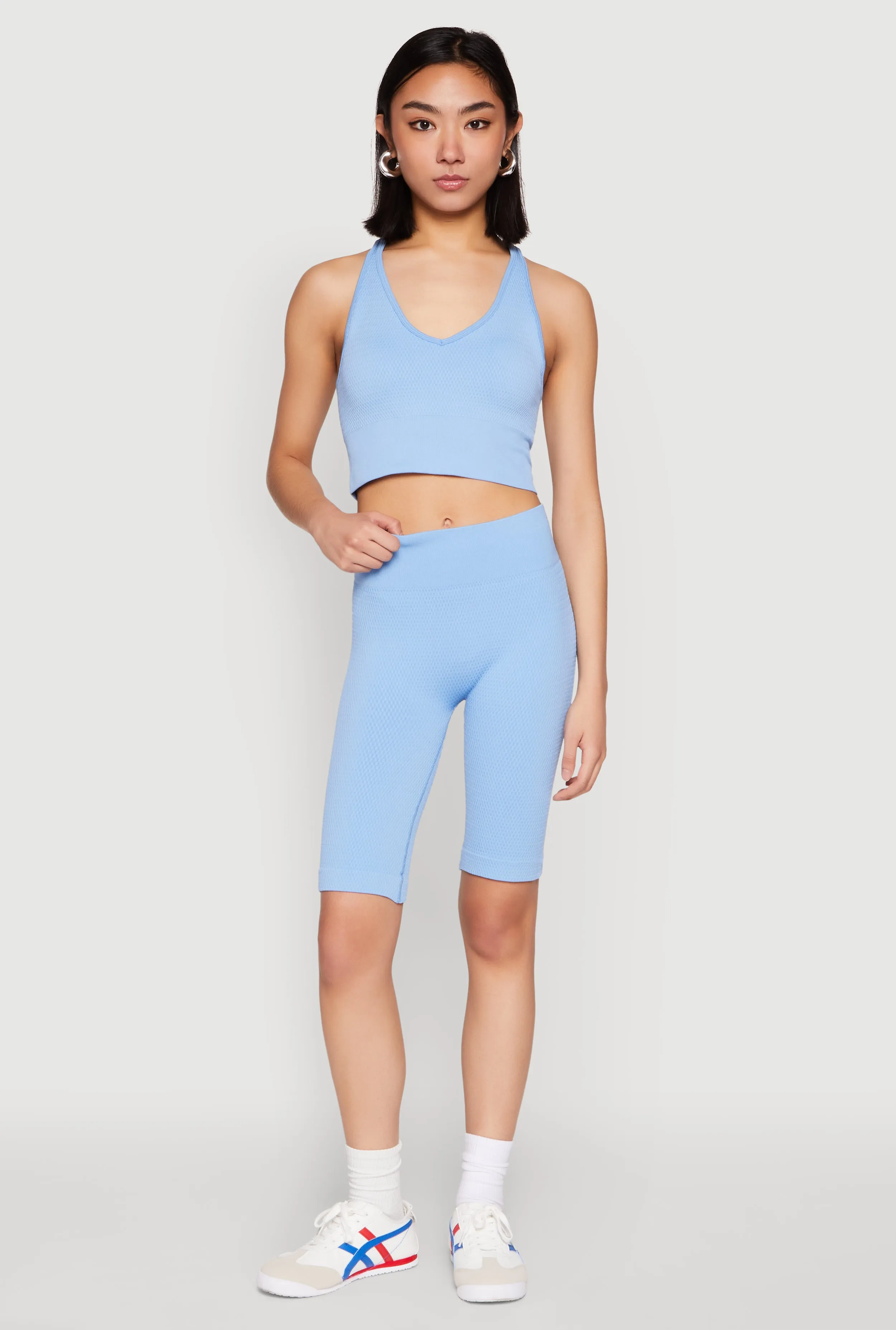 Keyhole Back Cropped Tank Top sold by Rainbow product image thumbnail 2