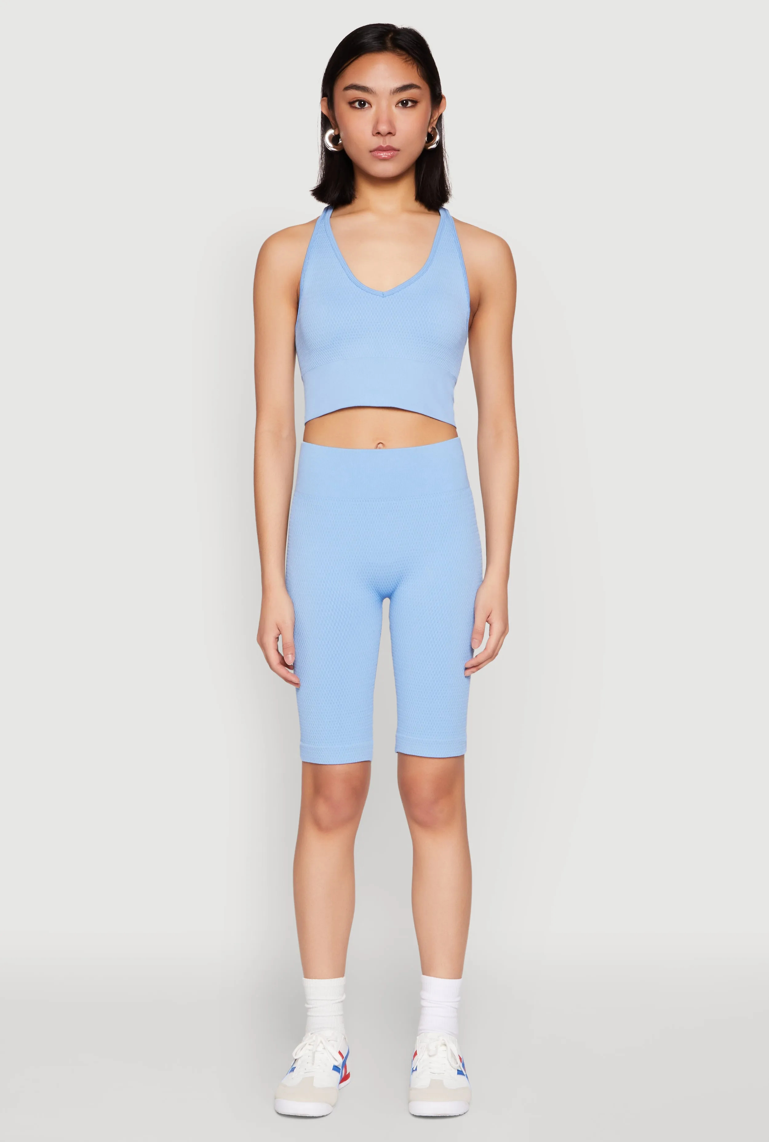 Keyhole Back Cropped Tank Top sold by Rainbow product image thumbnail 3