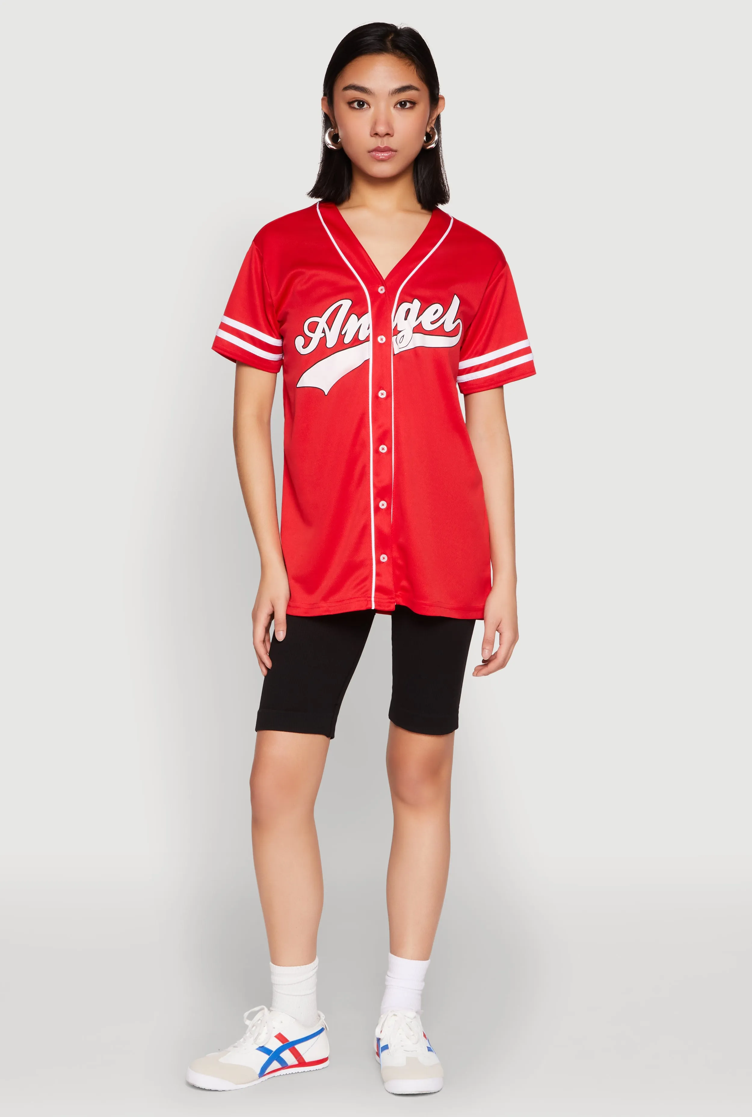 Angel Baseball Jersey sold by Rainbow