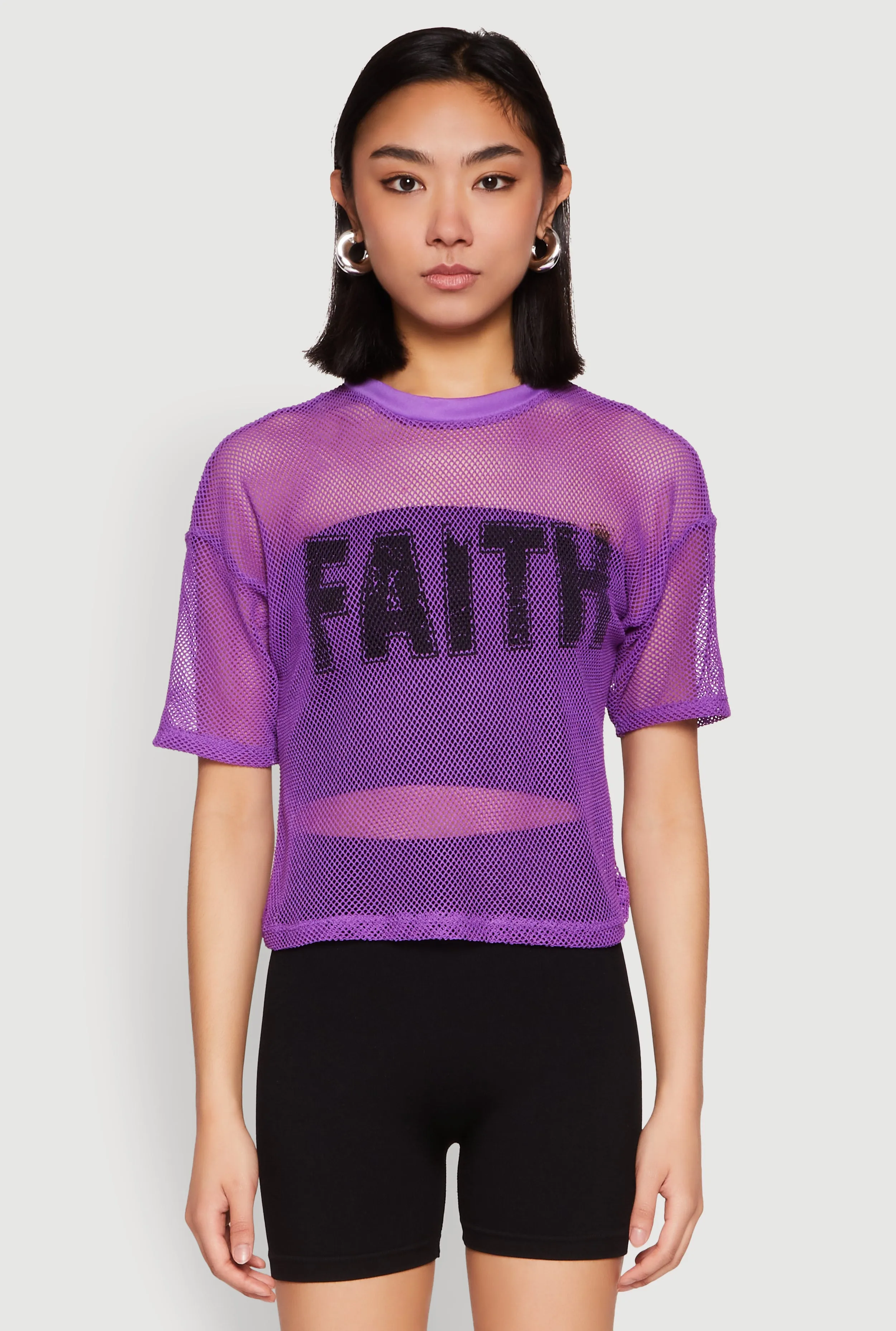 Faith Fishnet Top sold by Rainbow product image thumbnail 2