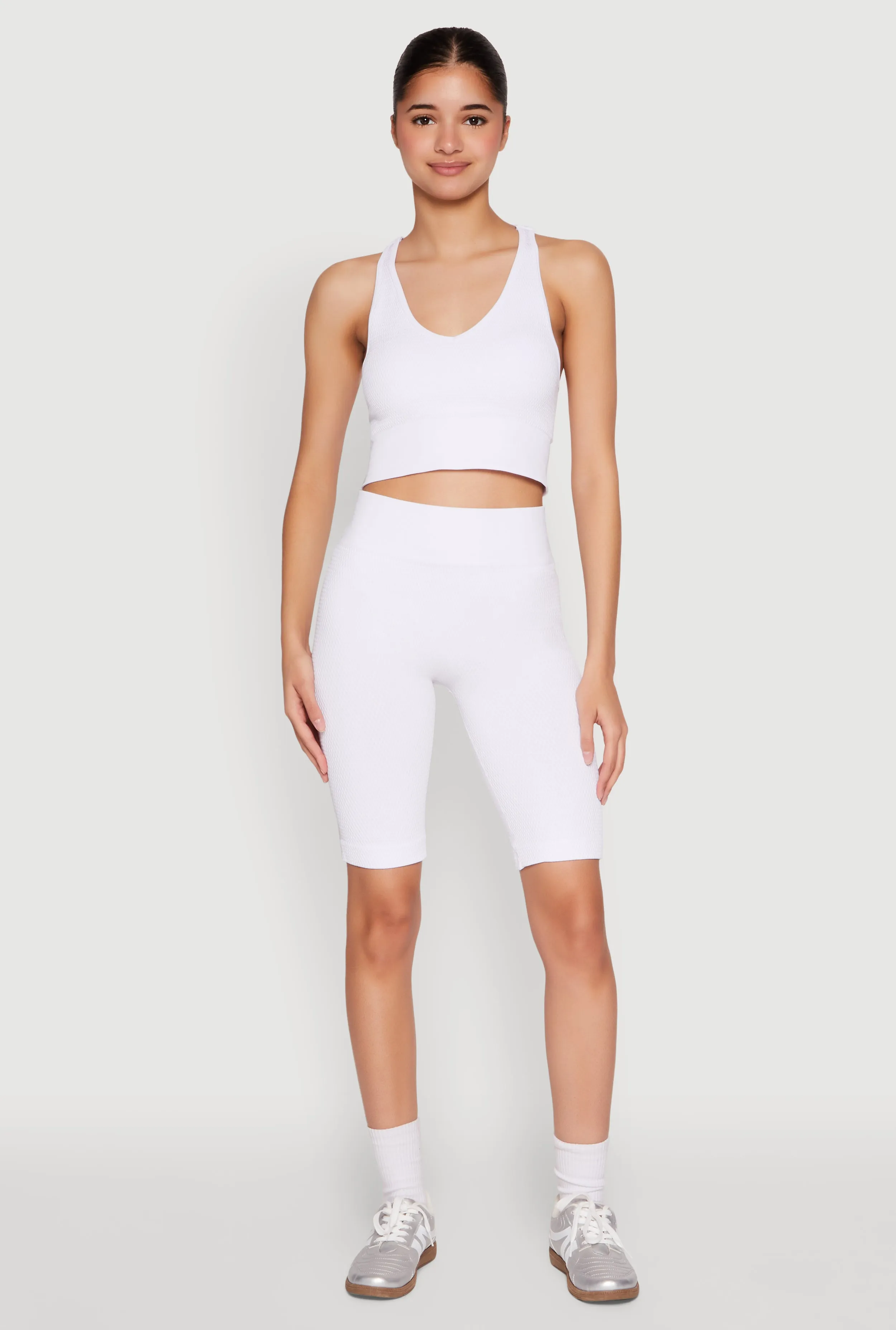 Keyhole Back Cropped Tank Top sold by Rainbow product image thumbnail 2