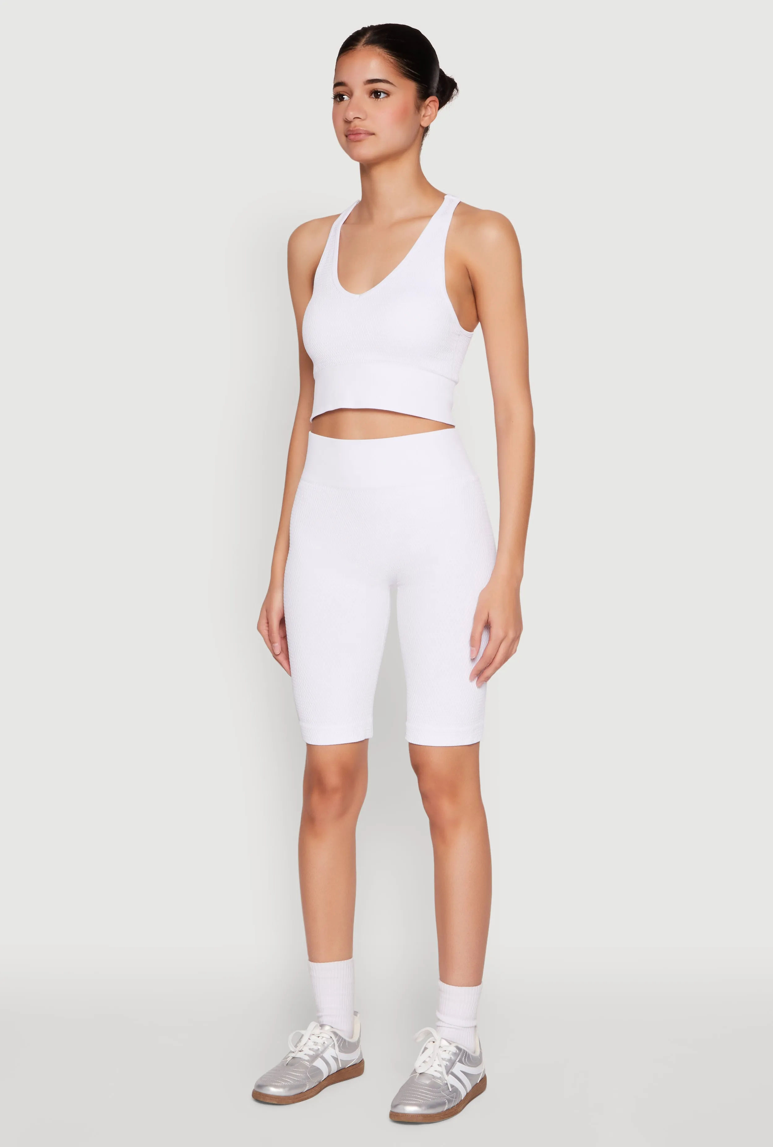 Keyhole Back Cropped Tank Top sold by Rainbow product image thumbnail 5