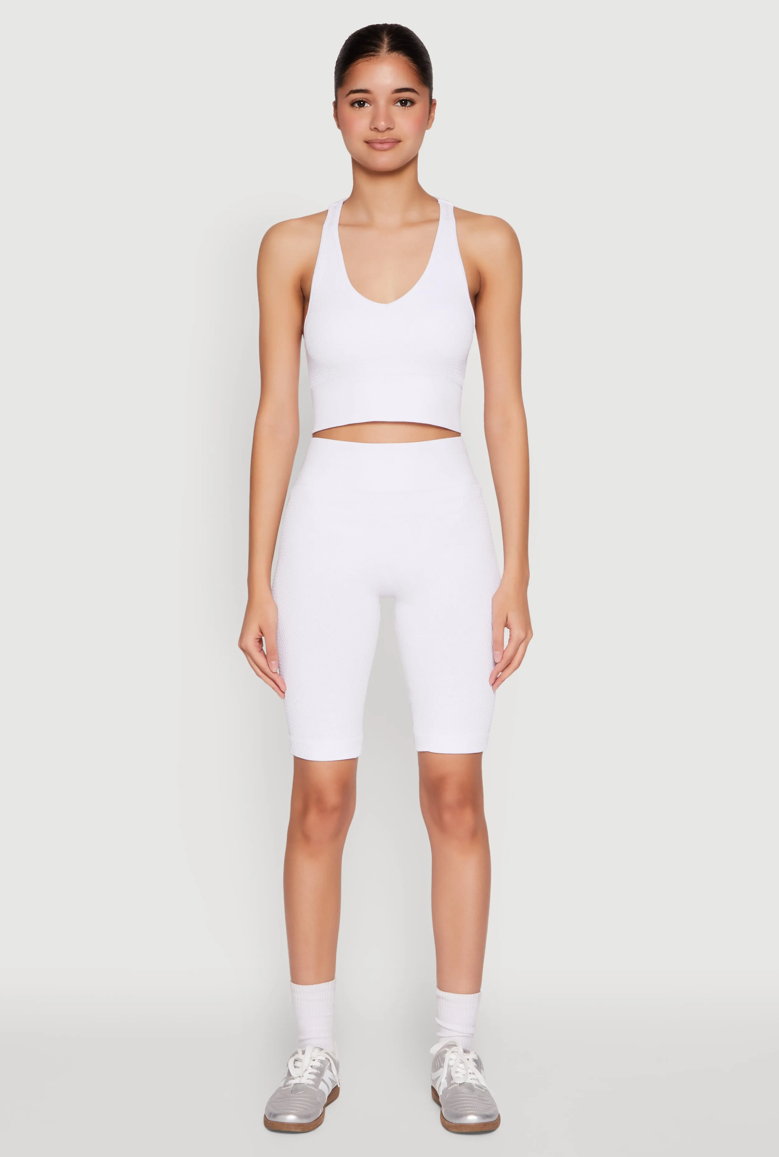 Keyhole Back Cropped Tank Top sold by Rainbow product image thumbnail 3
