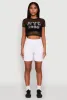 NYC 1998 Fishnet Crop Top sold by Rainbow