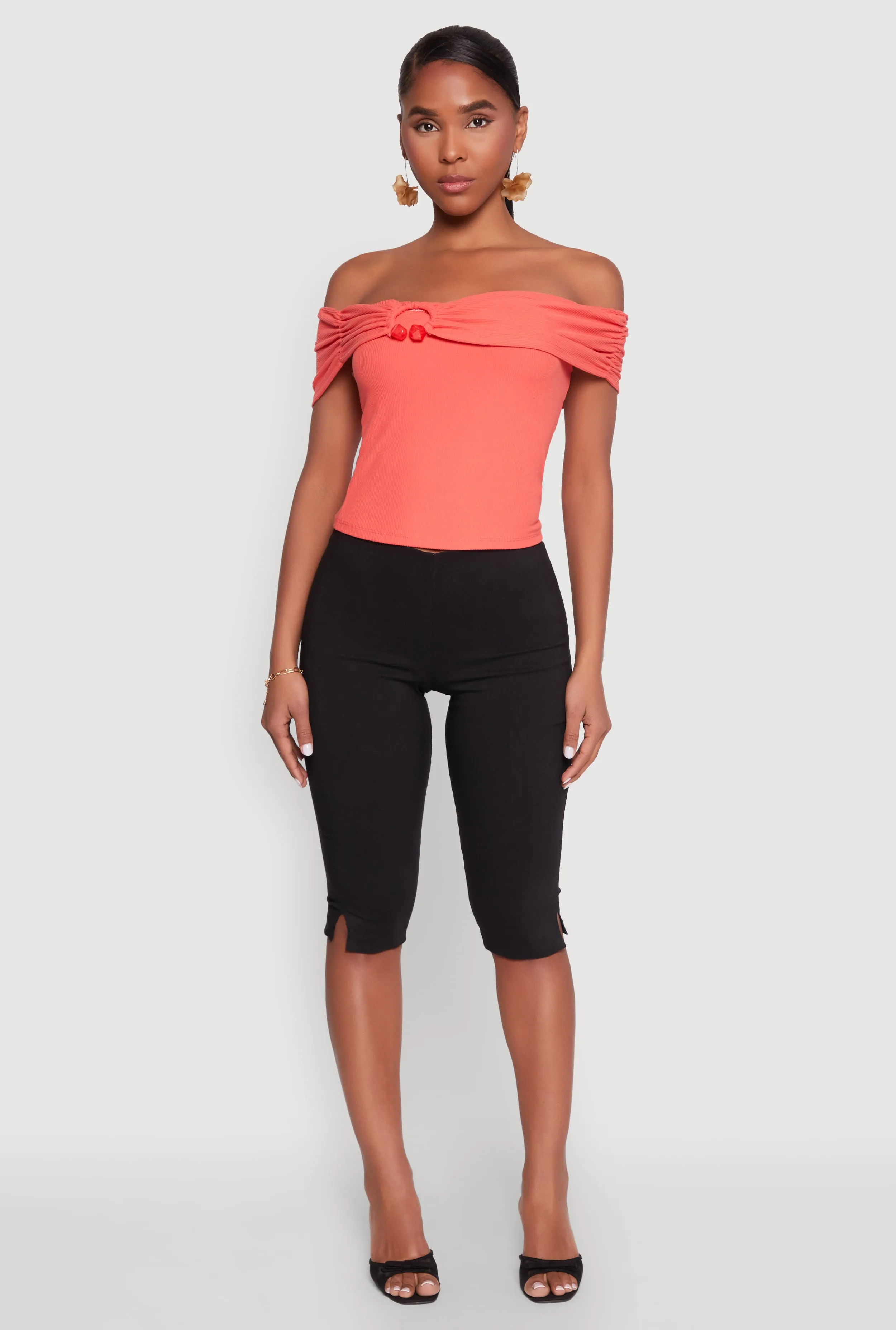 Iris Off The Shoulder O Ring Top sold by Rainbow