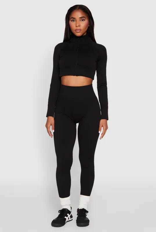 High Waist Seamless Leggings sold by Rainbow