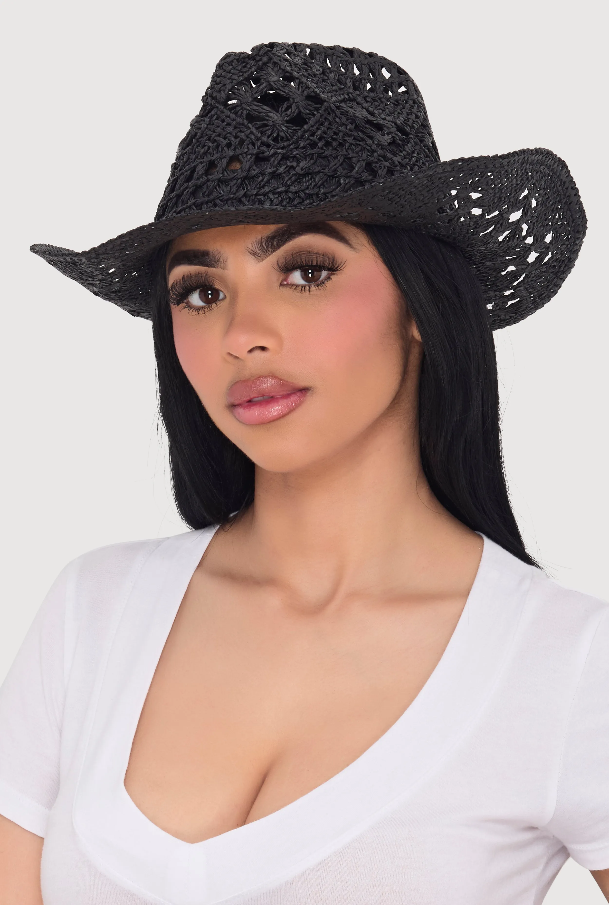 Straw Cowboy Hat sold by Rainbow product image thumbnail 2