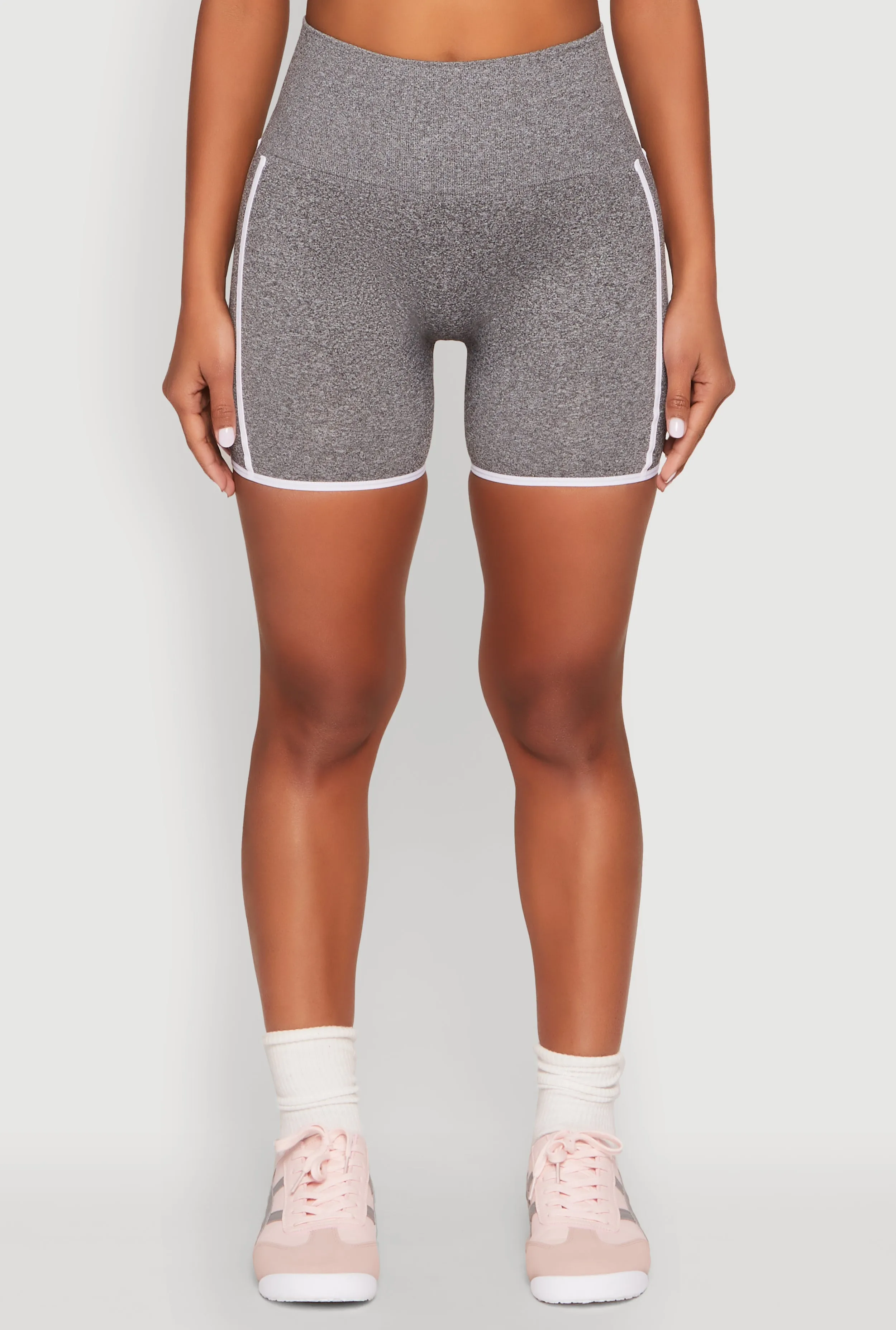 Contrast Trim Biker Shorts sold by Rainbow product image thumbnail 5