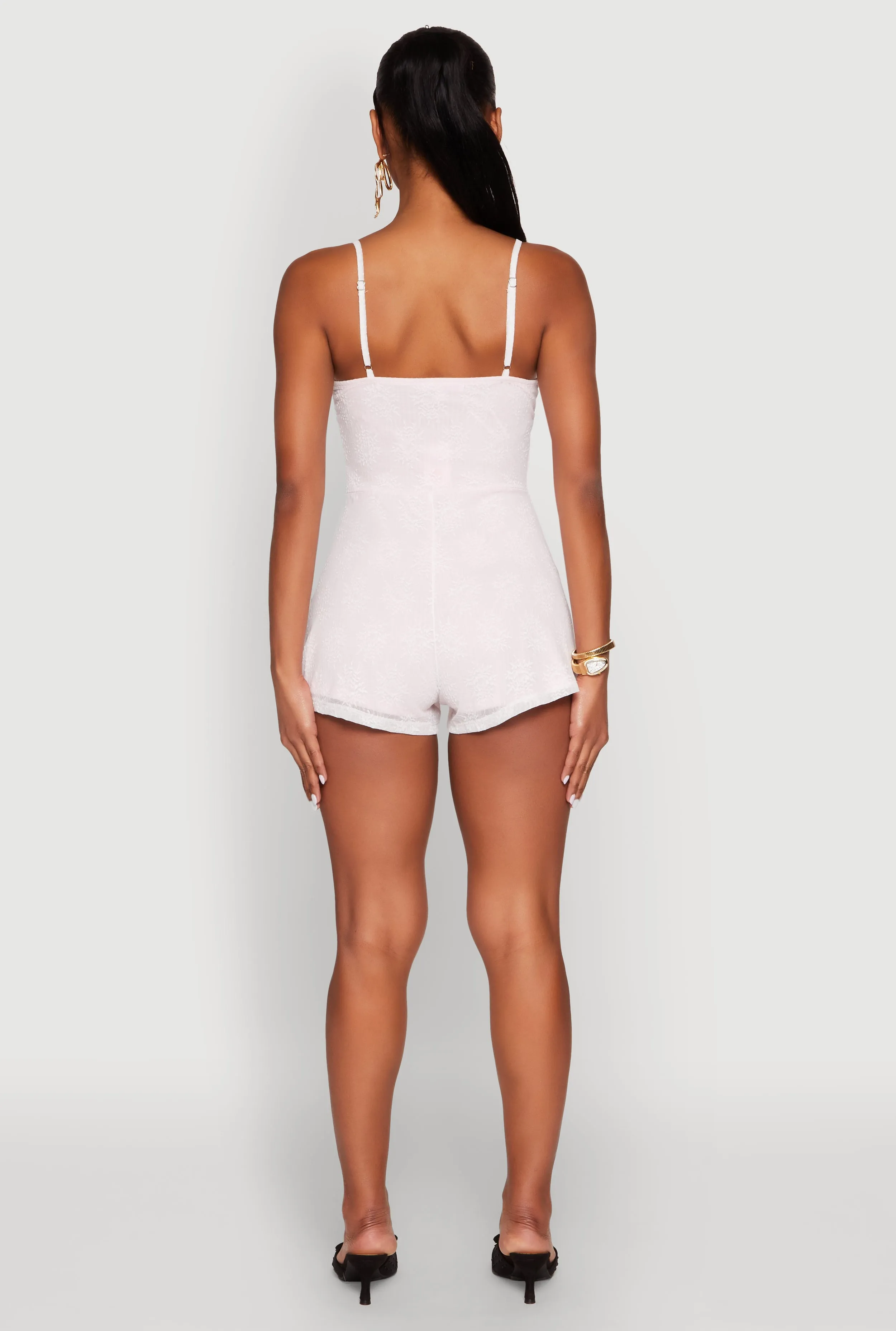 Lace Square Neck Romper sold by Rainbow product image thumbnail 5